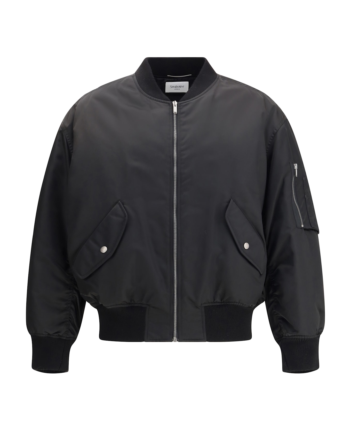 Saint Laurent Bomber Boule Oversiz - Black