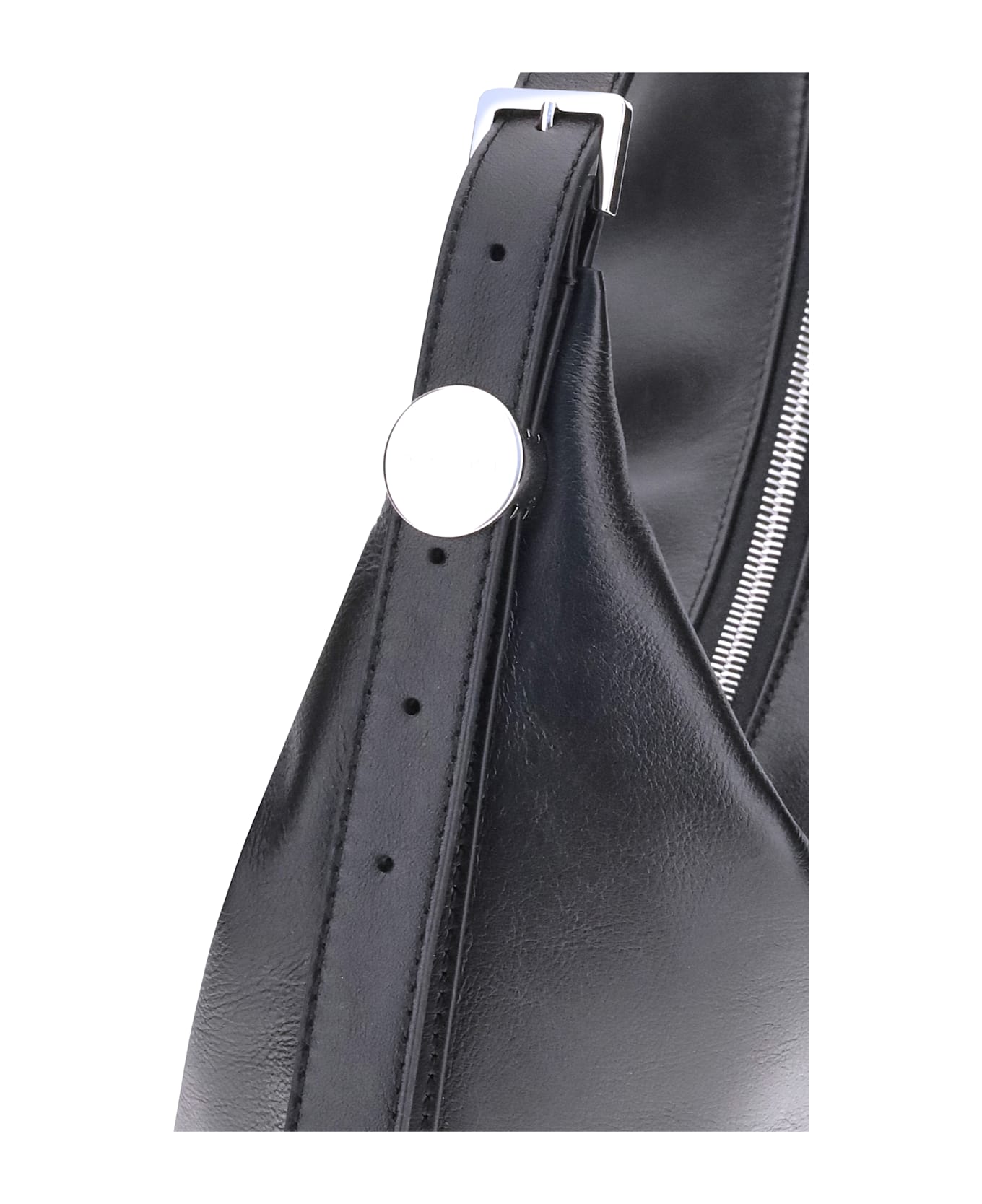 Marni Small Dot Hobo Shoulder Bag - Black