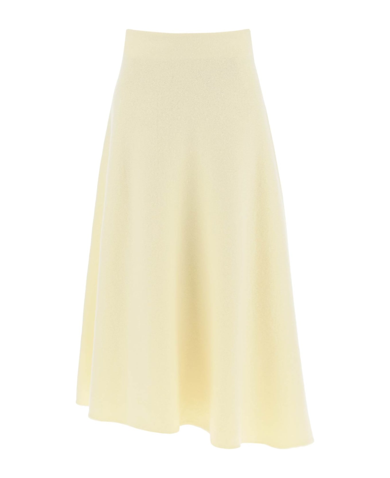 Jil Sander Wool Skirt - BRIGHT YELLOW (Yellow)