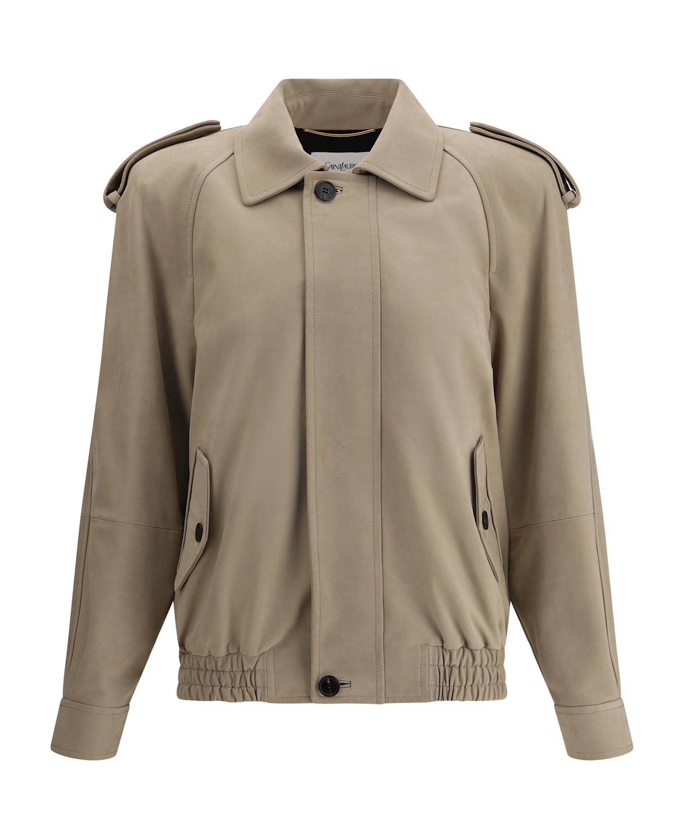 Saint Laurent Suede Bomber Jacket