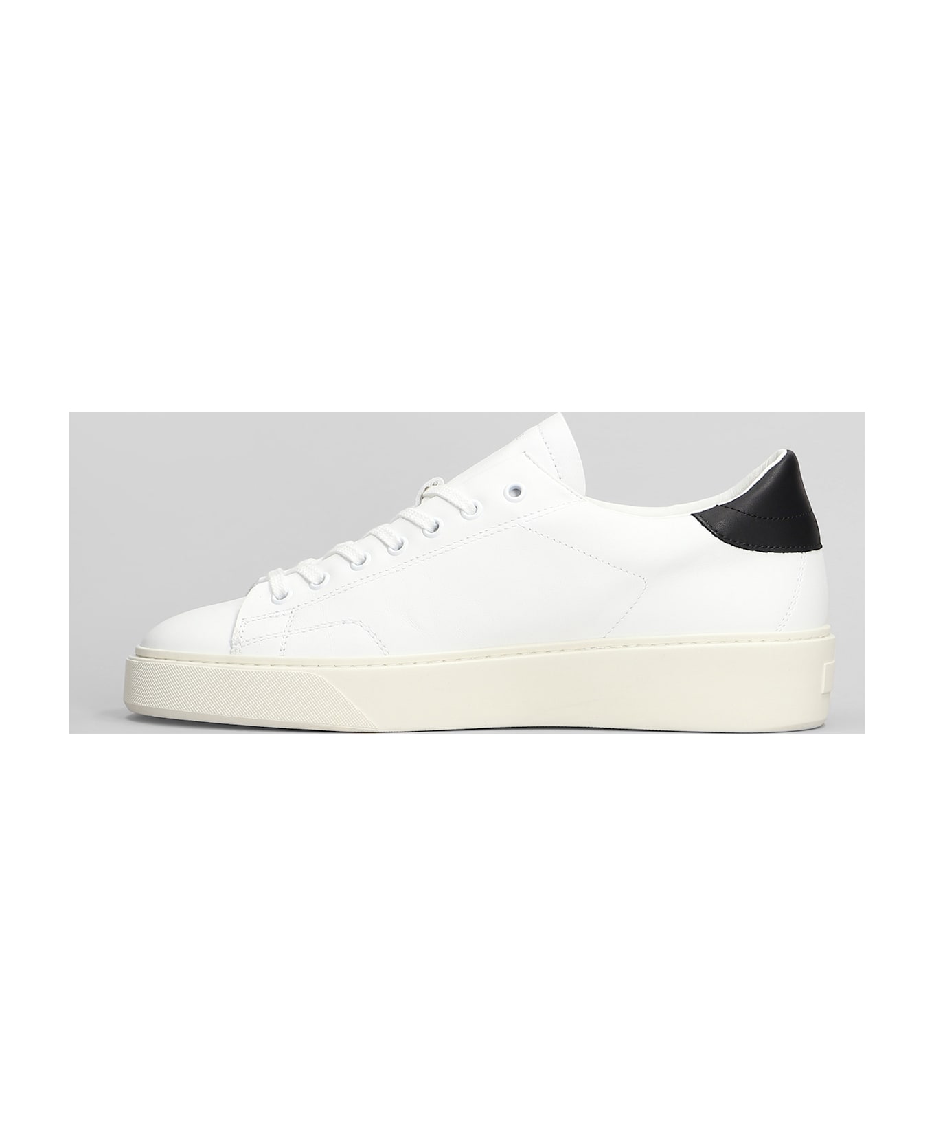 D.A.T.E. Levante Sneakers In White Leather - white