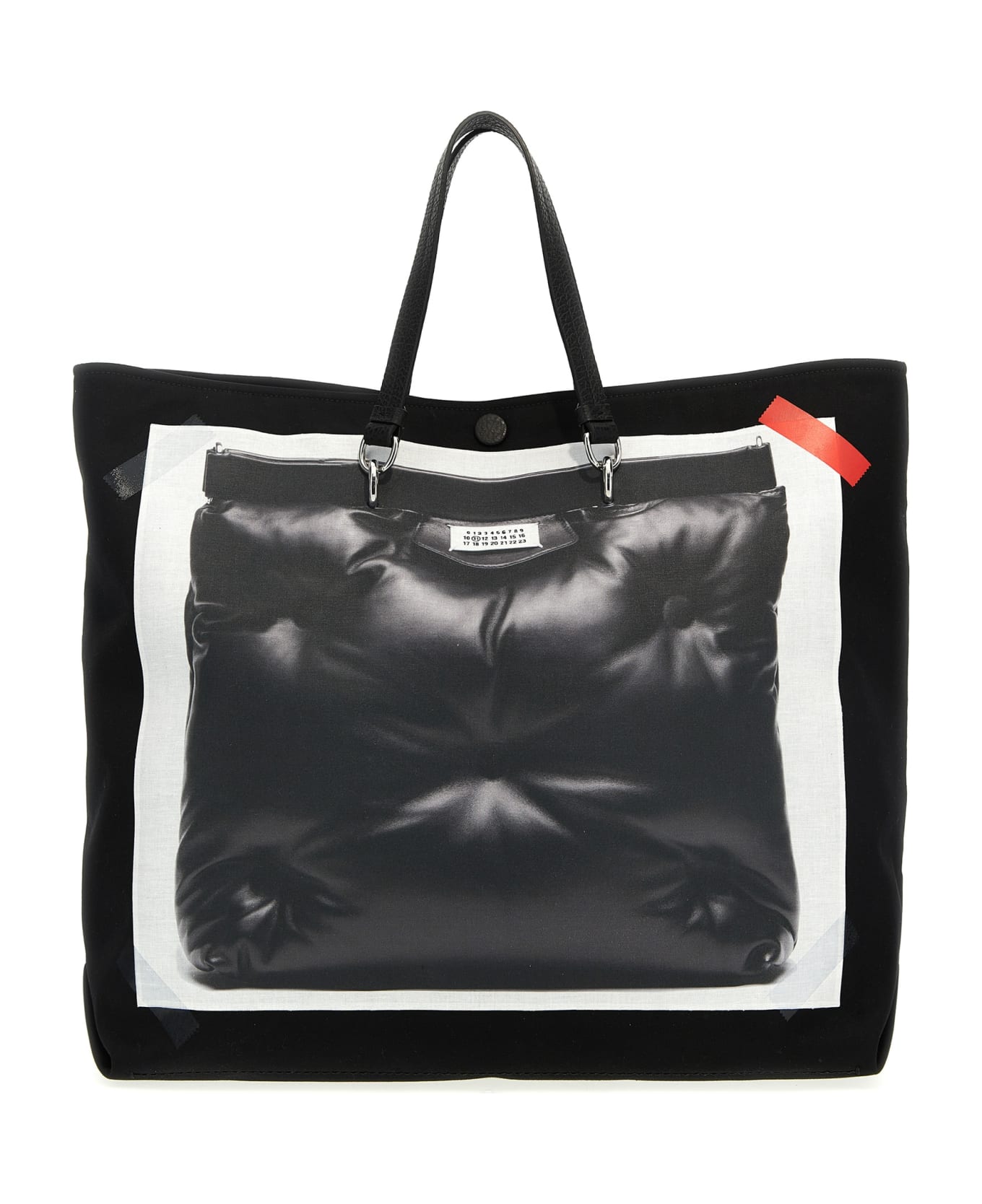 Maison Margiela Trompe L'oeil 5ac Classique Handbag - Black