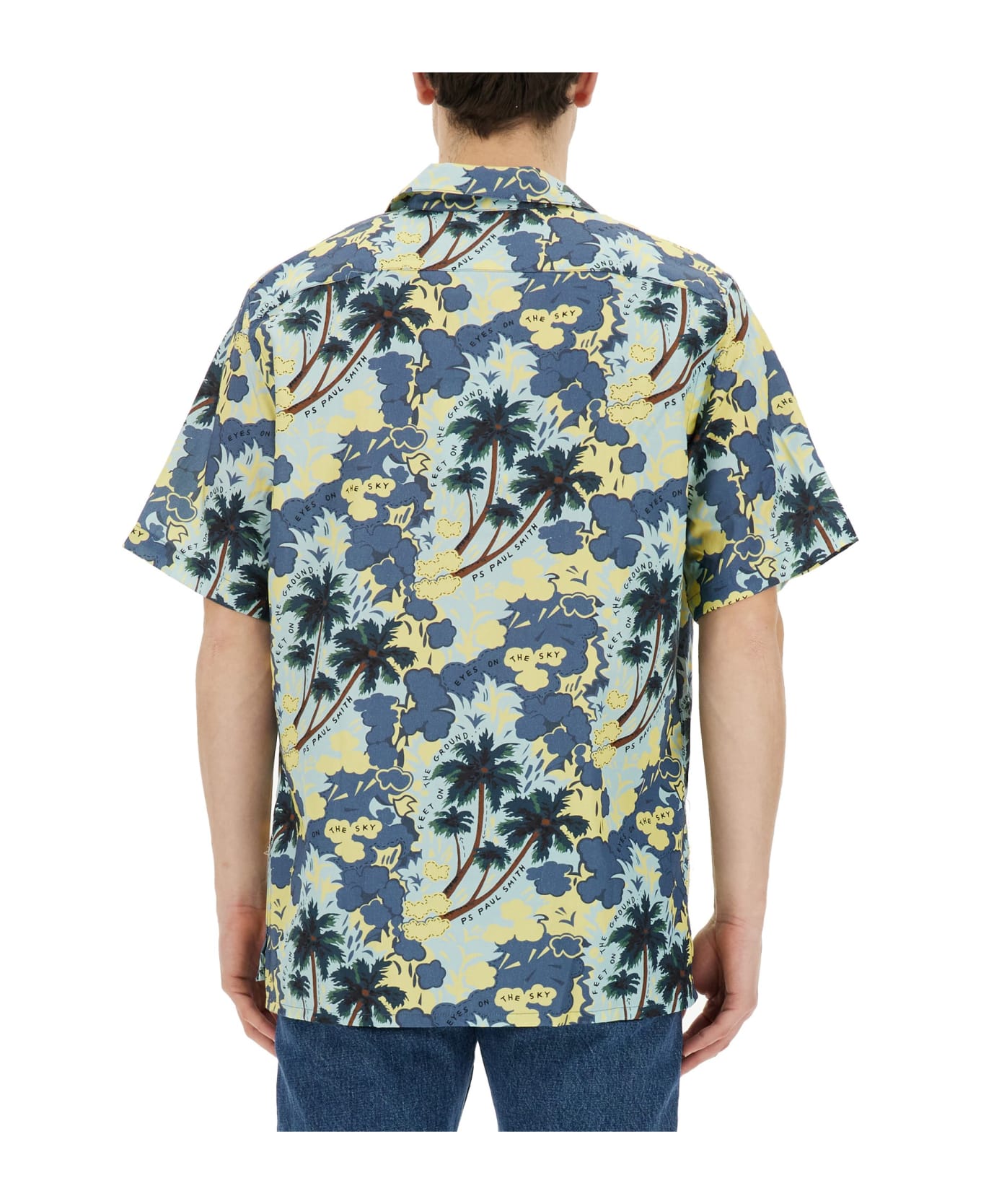 PS by Paul Smith Printed Shirt - Celeste