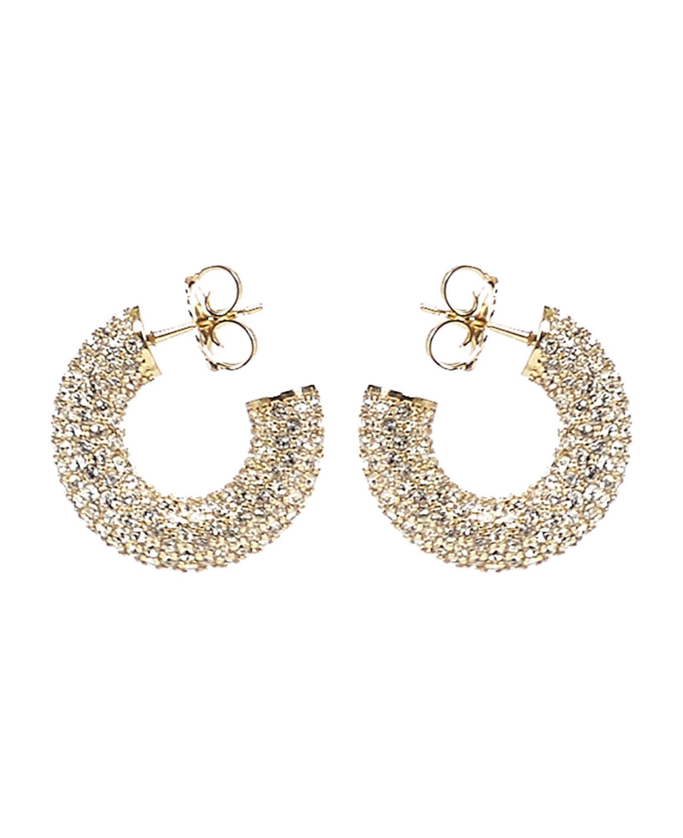 Amina Muaddi Cameron Small Earrings - Golden