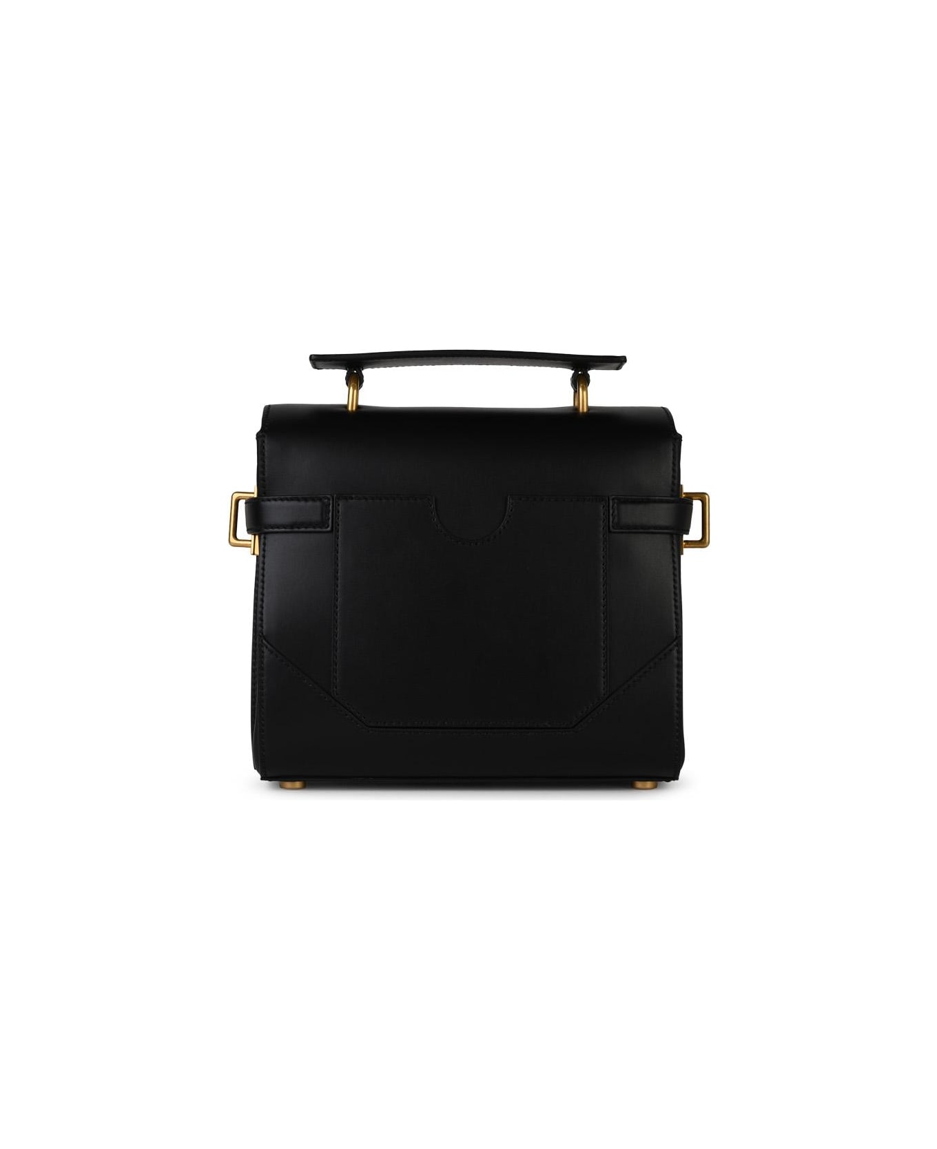 Balmain 
b-buzz 23
 Black Leather Bag - Pa Noir