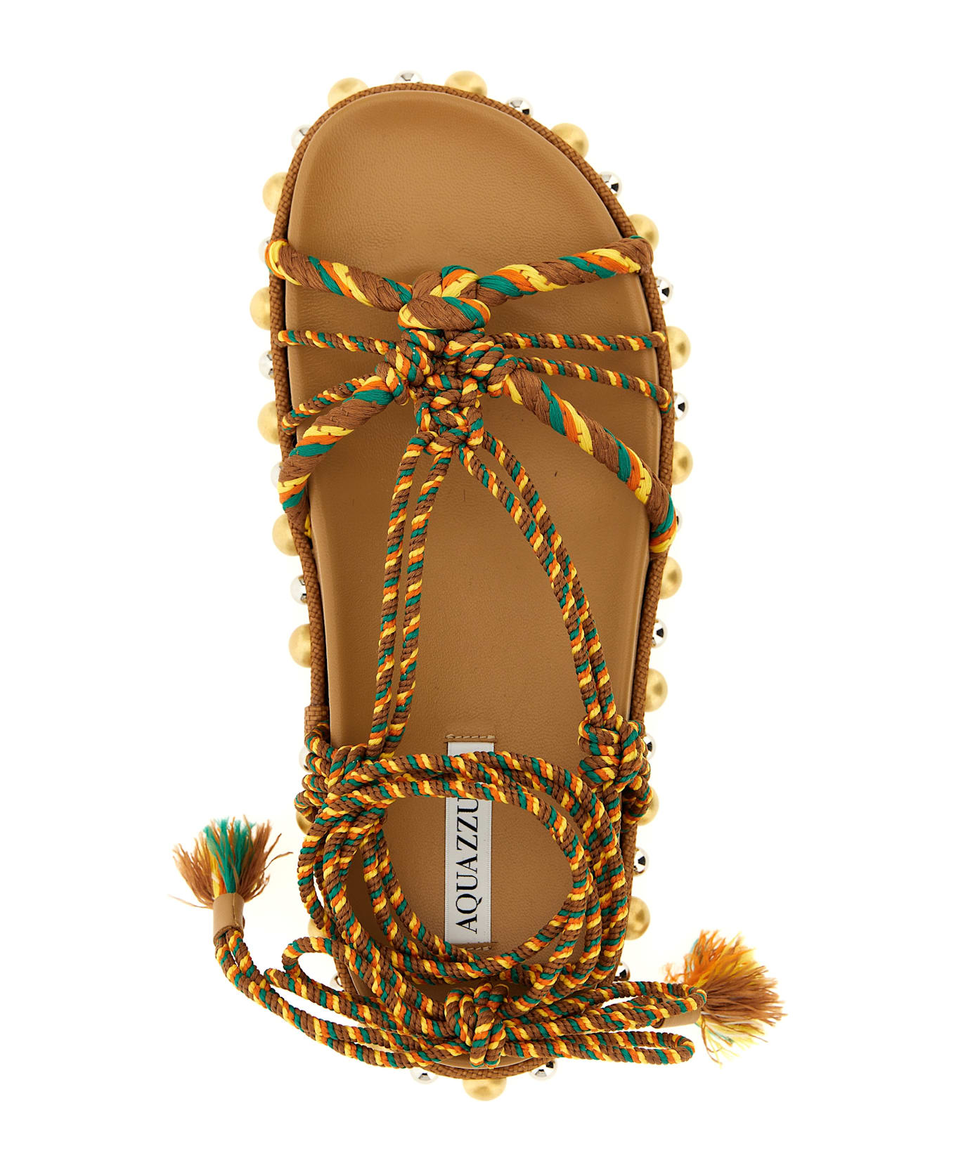 Aquazzura 
tropical
 Sandals - Multicolor