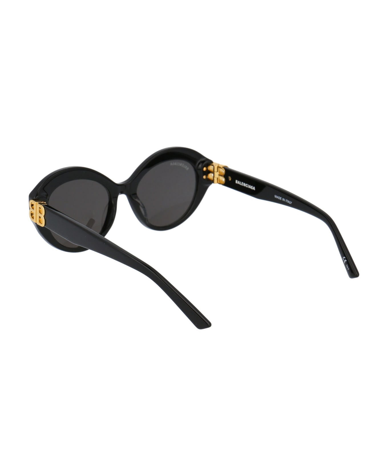 Balenciaga Eyewear Bb0133s Sunglasses - 001 BLACK GOLD GREY