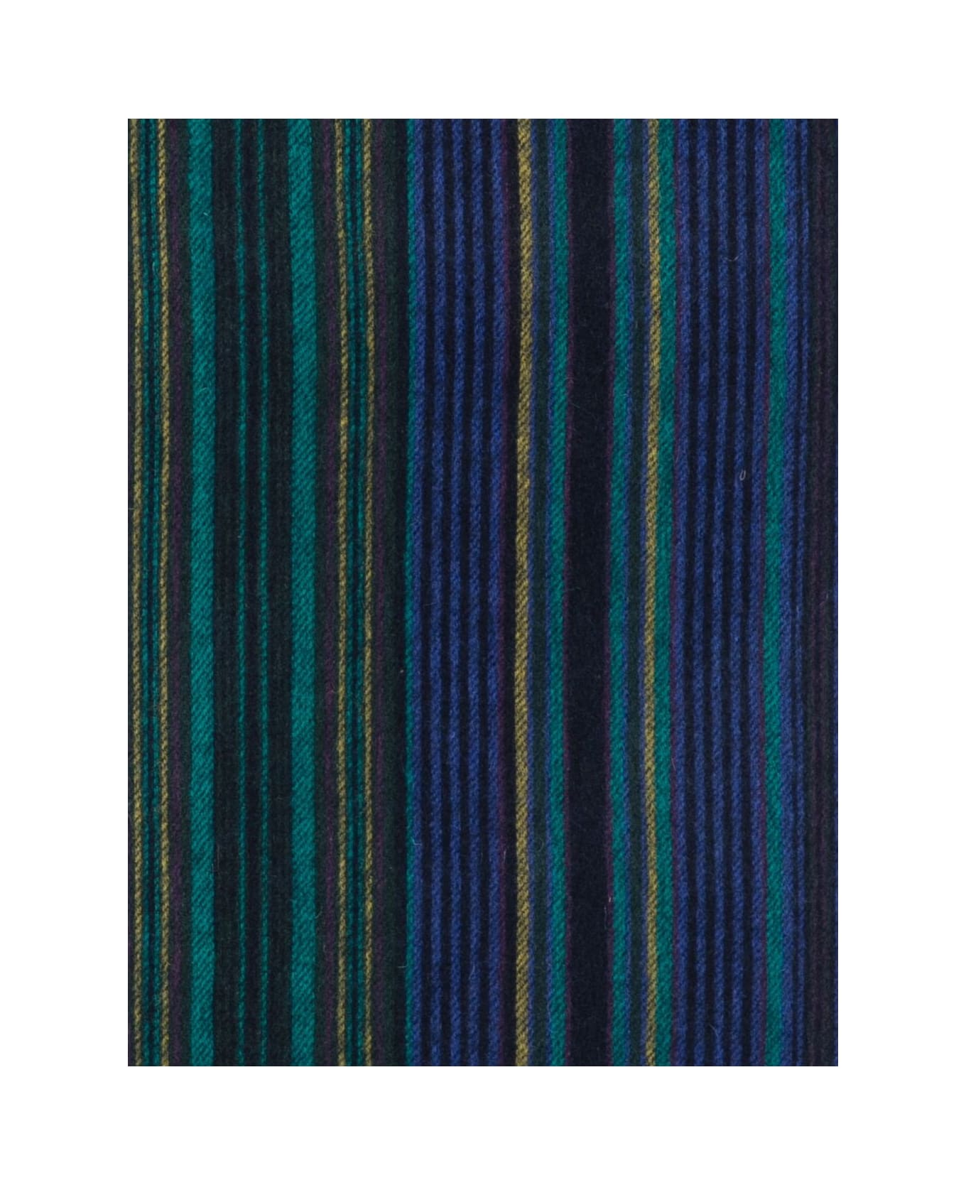 Paul Smith Striped Scarf - Blue