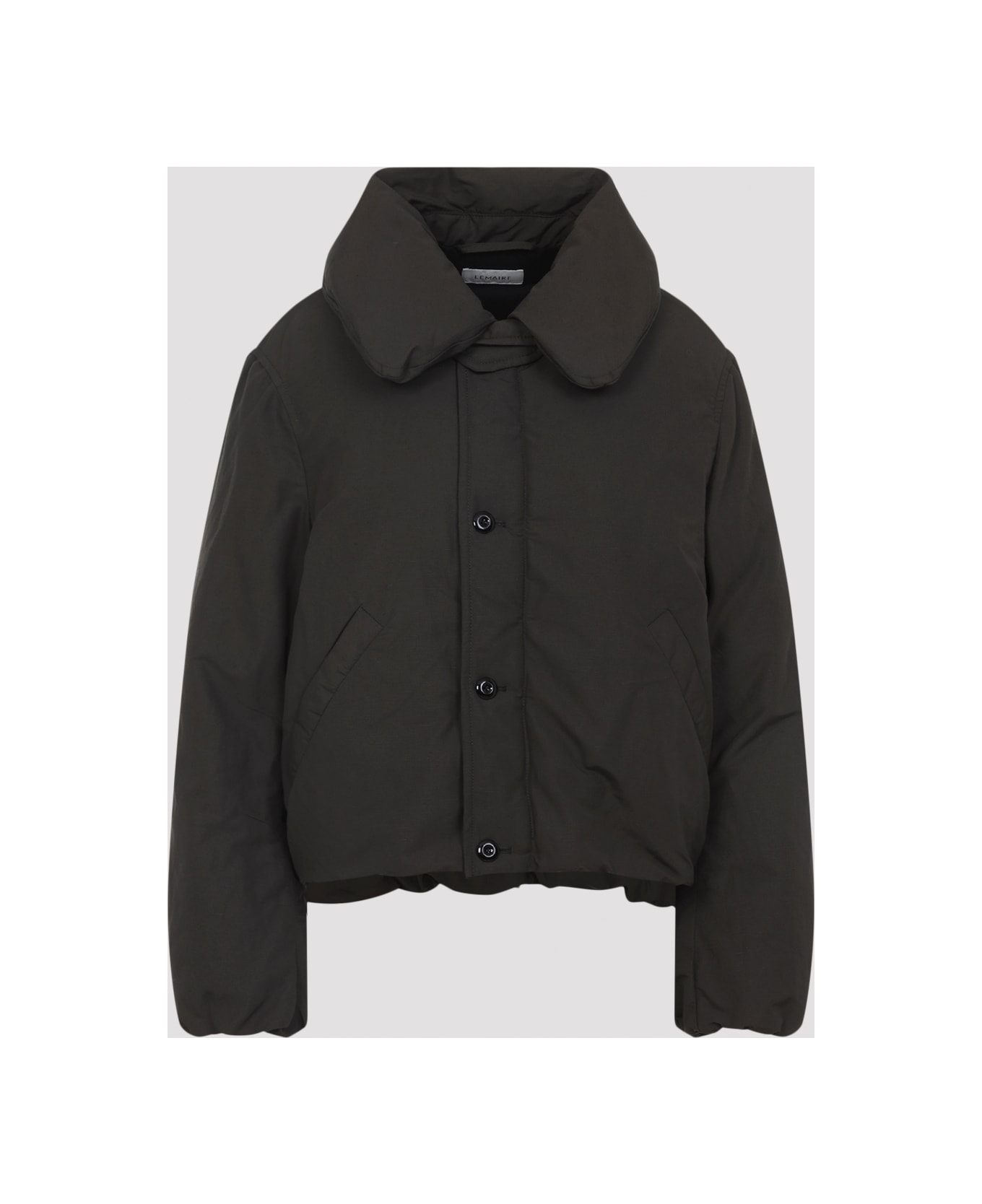 Lemaire Short Puffer Blouson - Dark Espresso