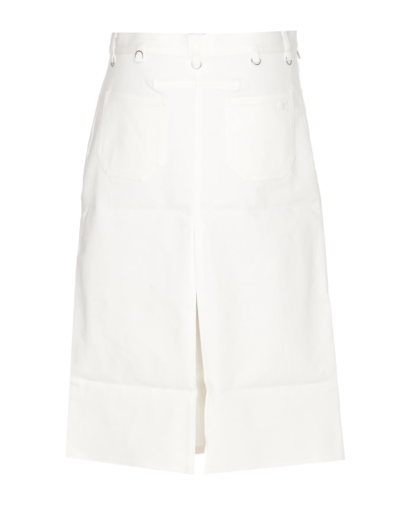 Courrèges Multiflex Denim Skirt - White スカート