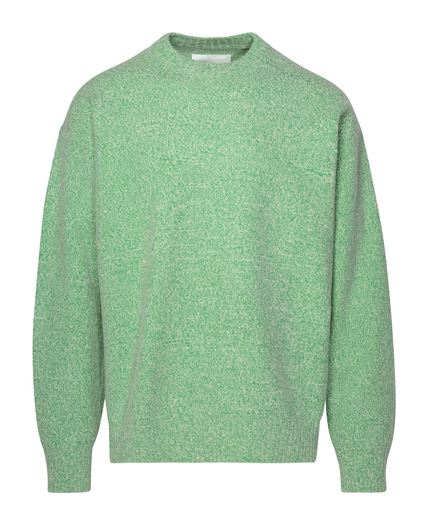 Jil Sander Green Wool Blend Sweater - Green