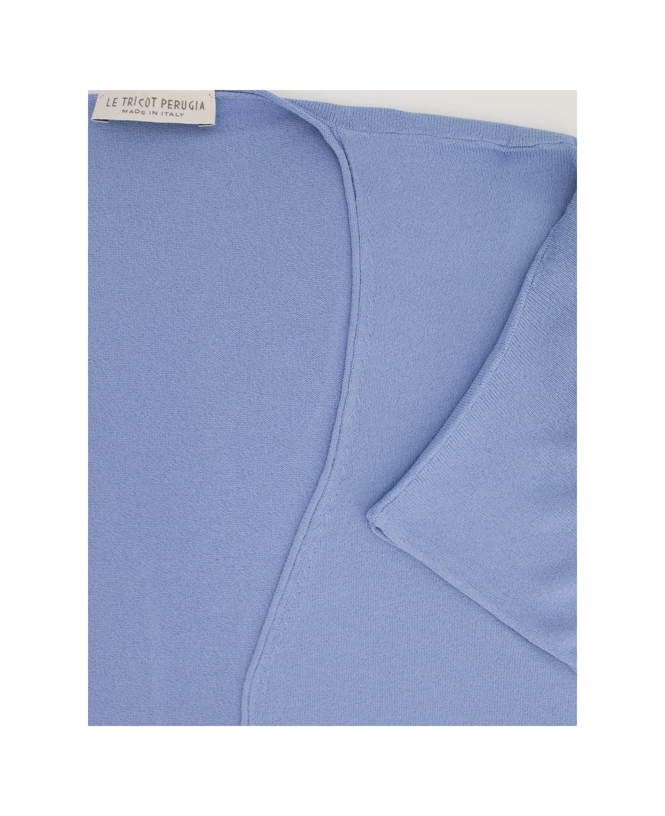 Le Tricot Perugia Cardigan - BLUE ニットウェア