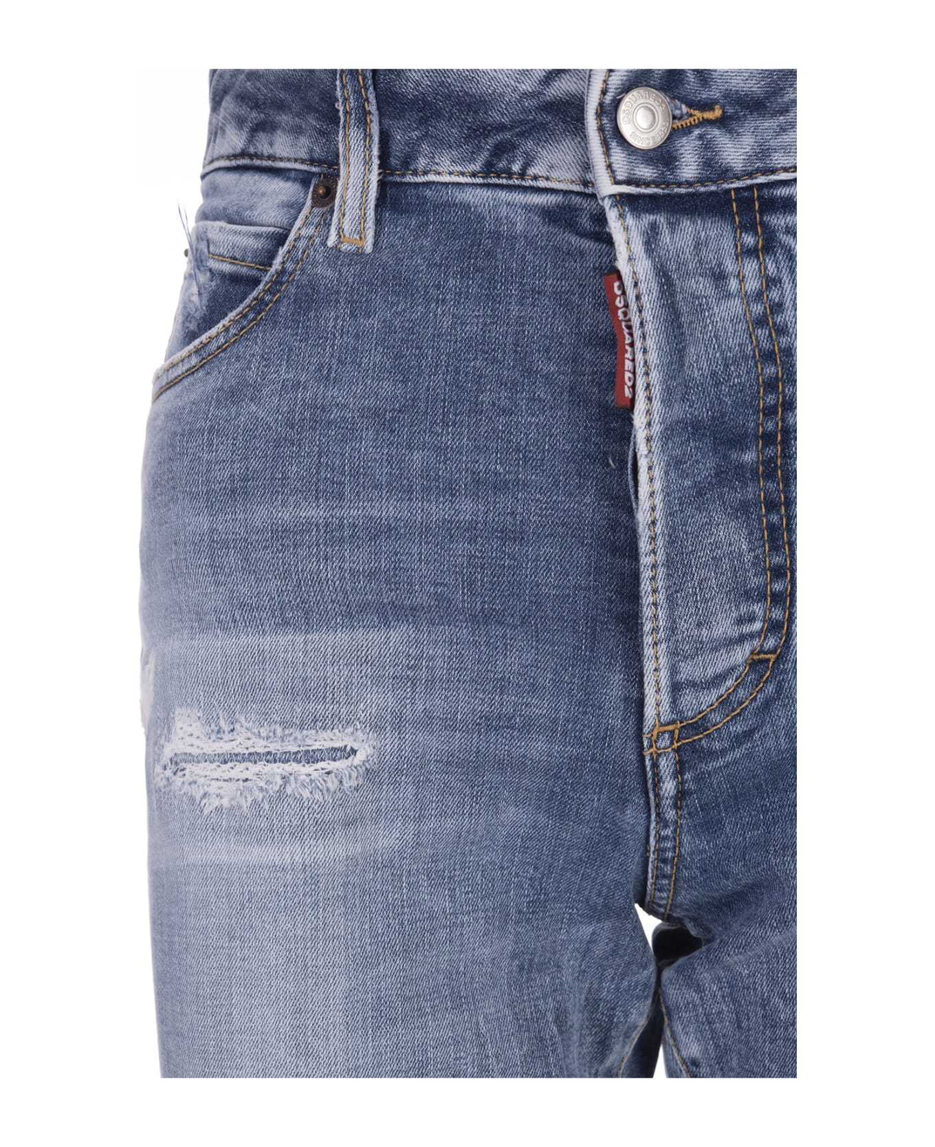 Dsquared2 Super Skinny Jeans - Blue デニム