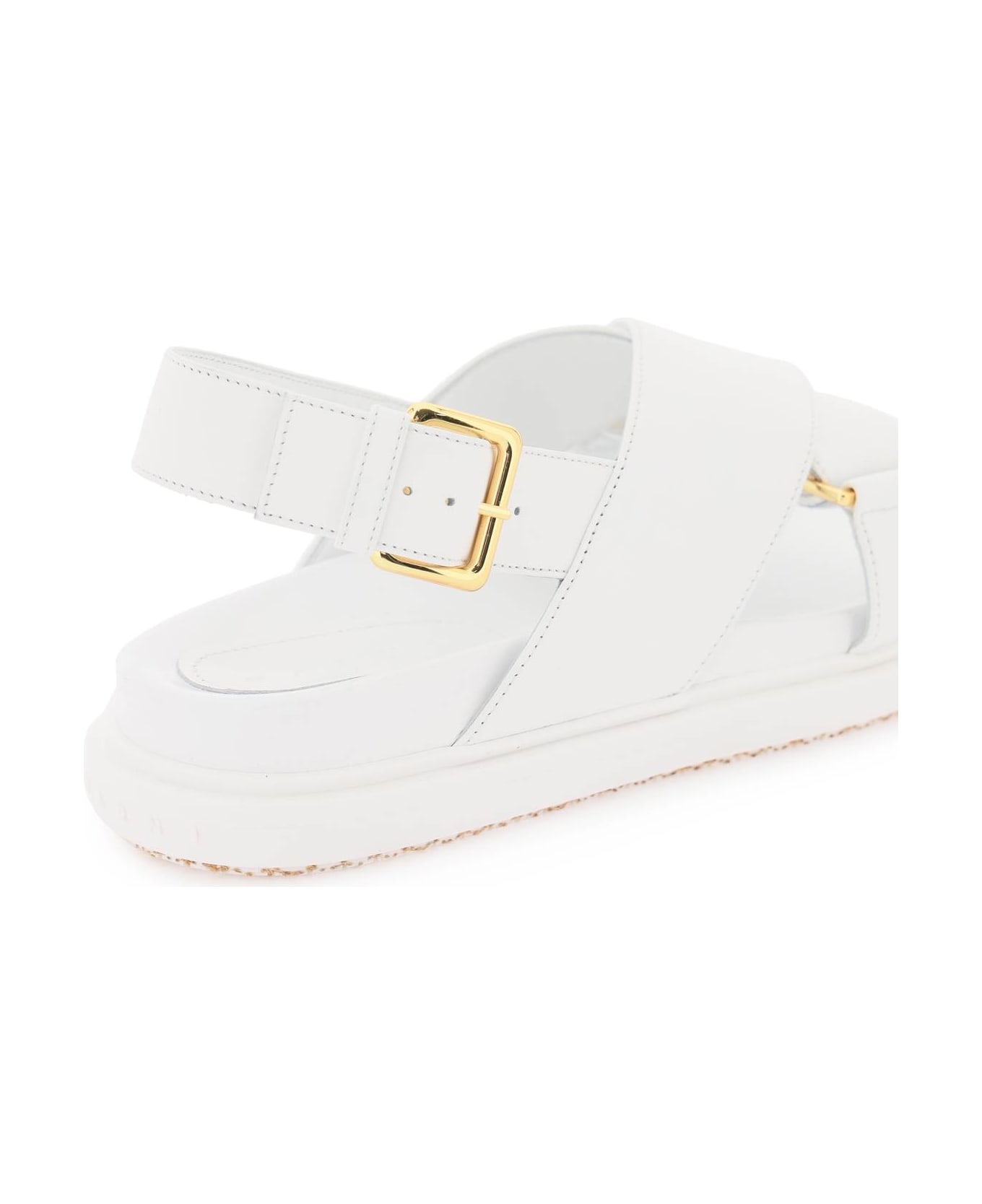 Marni Fussbett Sandals - White