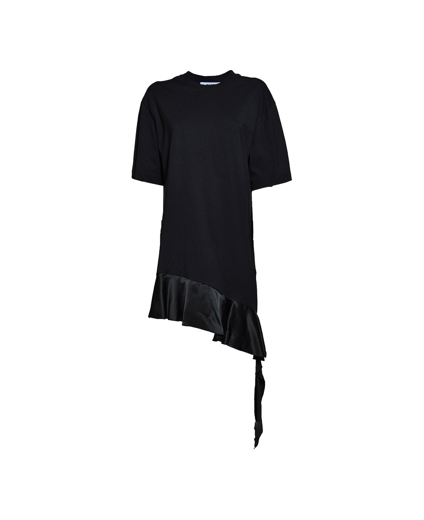 MSGM Short-sleeved Asymmetric Mini T-shirt Dress ワンピース＆ドレス