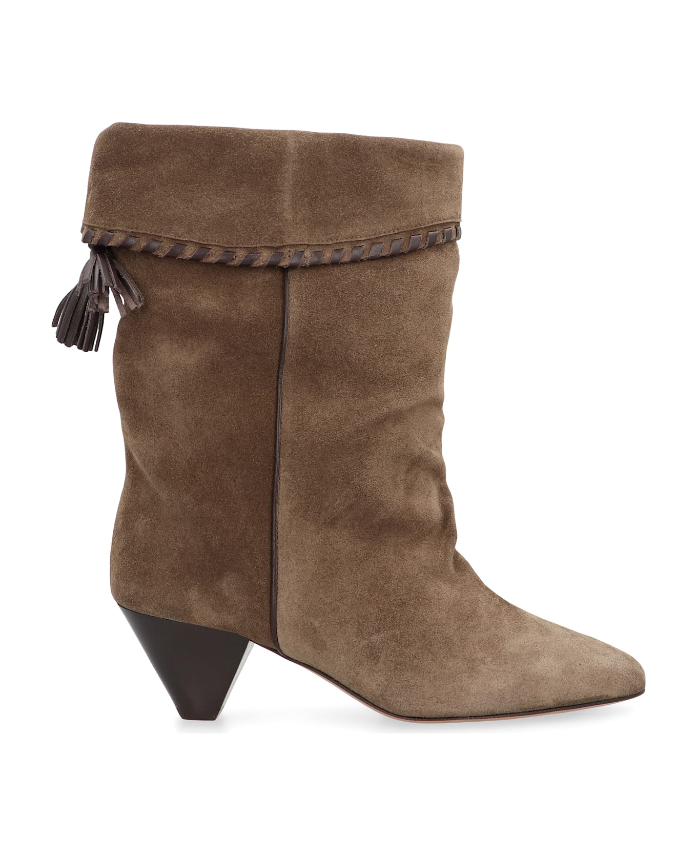 Isabel Marant Dalby Suede Ankle Boots - brown