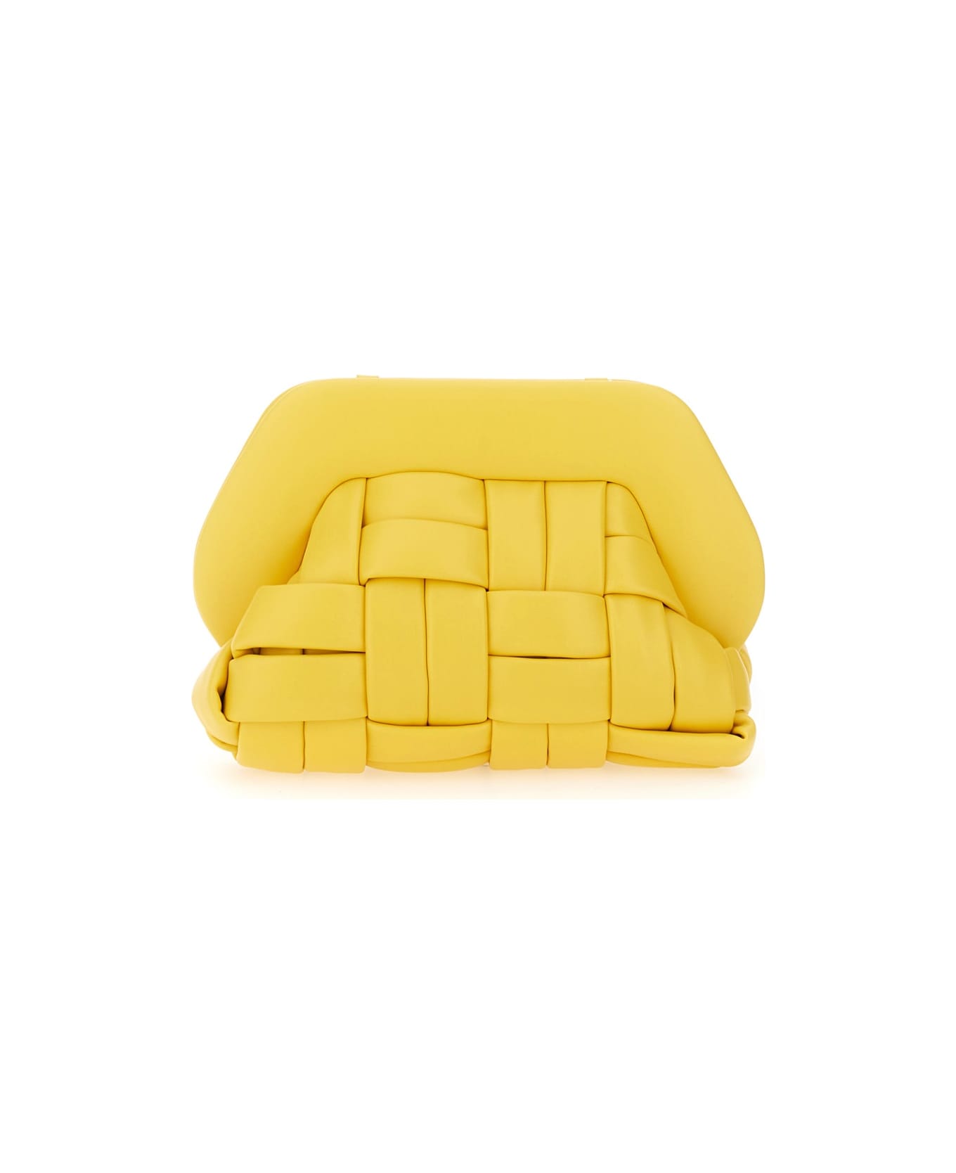 THEMOIRè Braided 
tia
 Clutch - Yellow