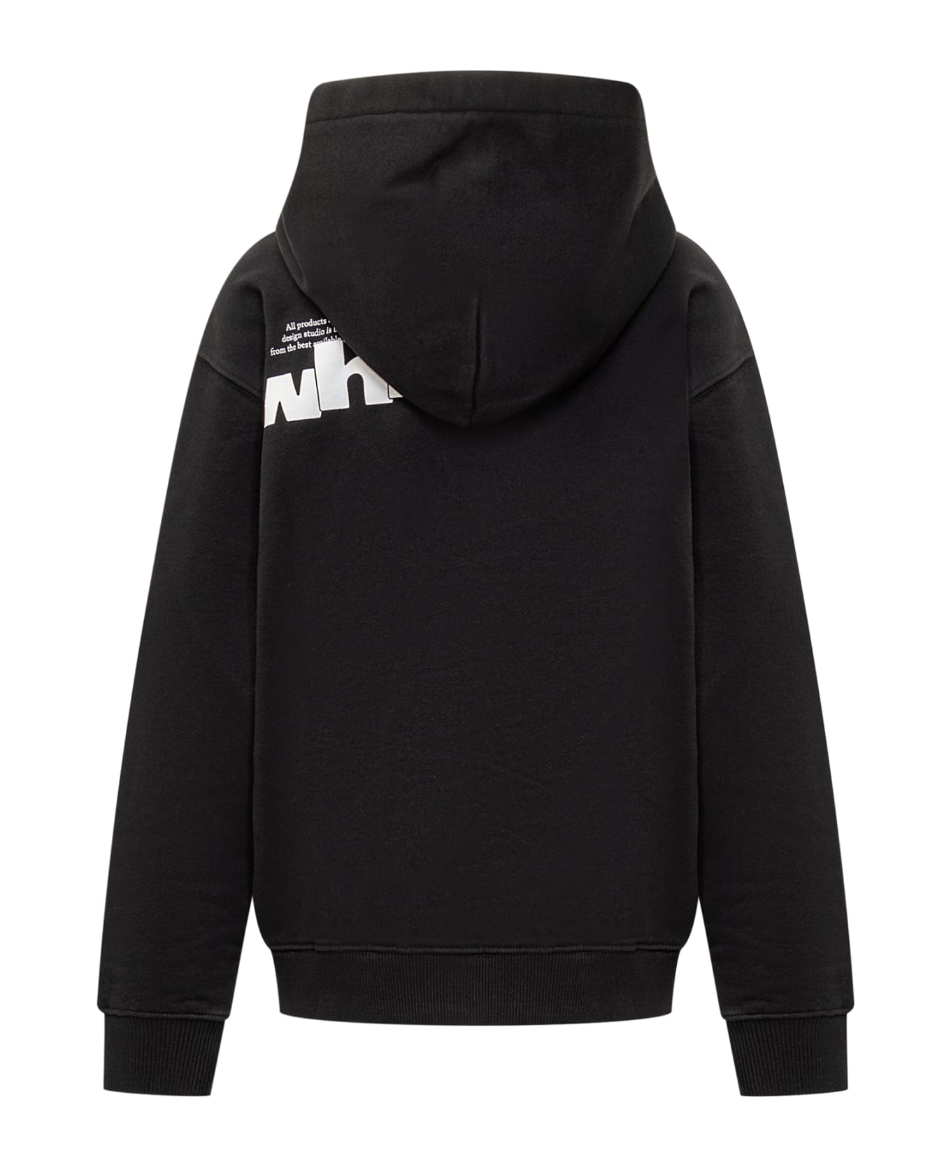 Off-White Hoodie - BLACK WHITE