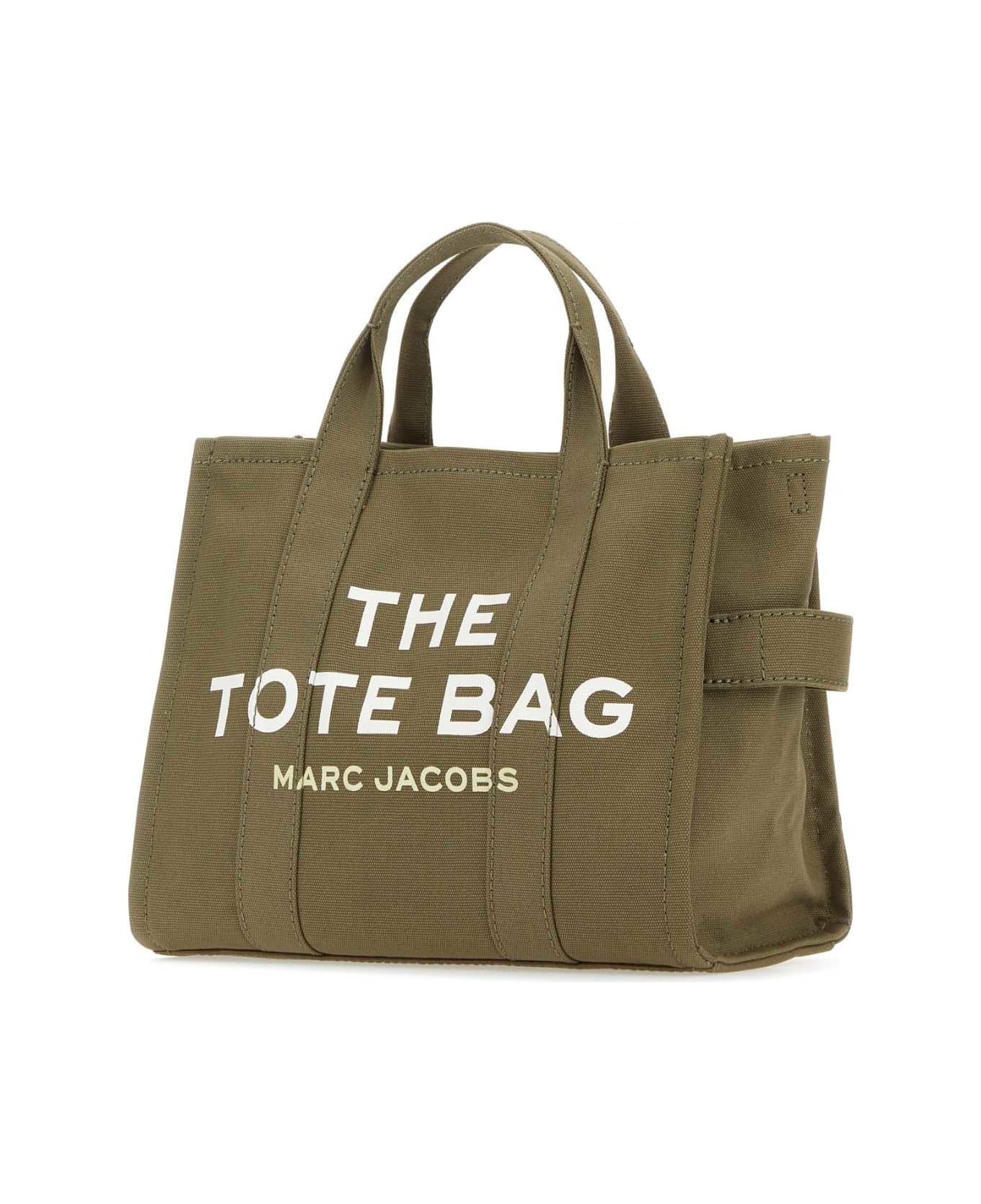 Marc Jacobs Army Green Canvas Medium The Tote Bag Handbag - 372