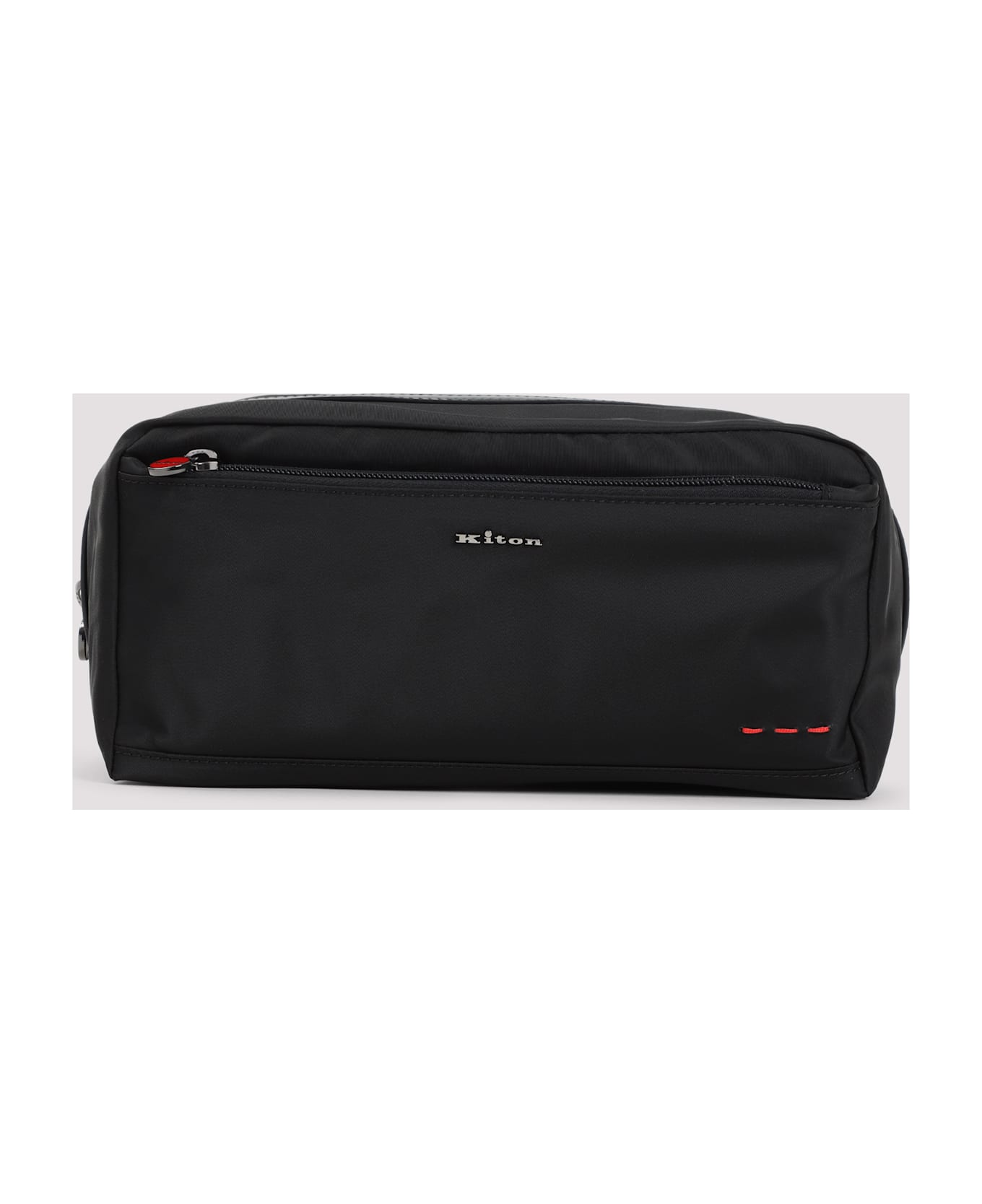 Kiton Polyamide Pouch - Nero