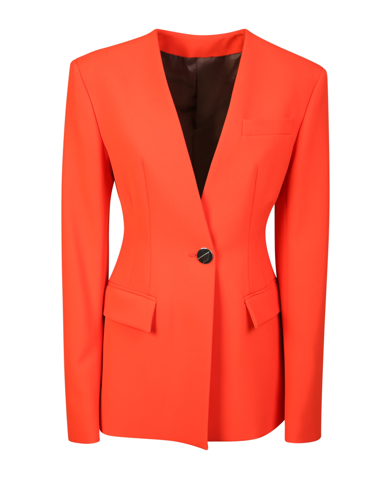 ジャケット THE ATTICO Single-breasted wool blazer (250WCG00061 215) The Attico Single Breasted Wool Blazer | Balardi