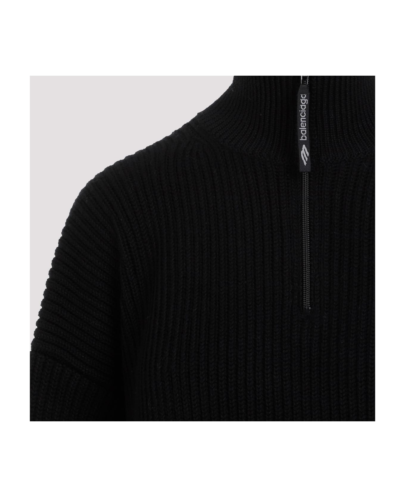 Balenciaga Wool Pullover - Black