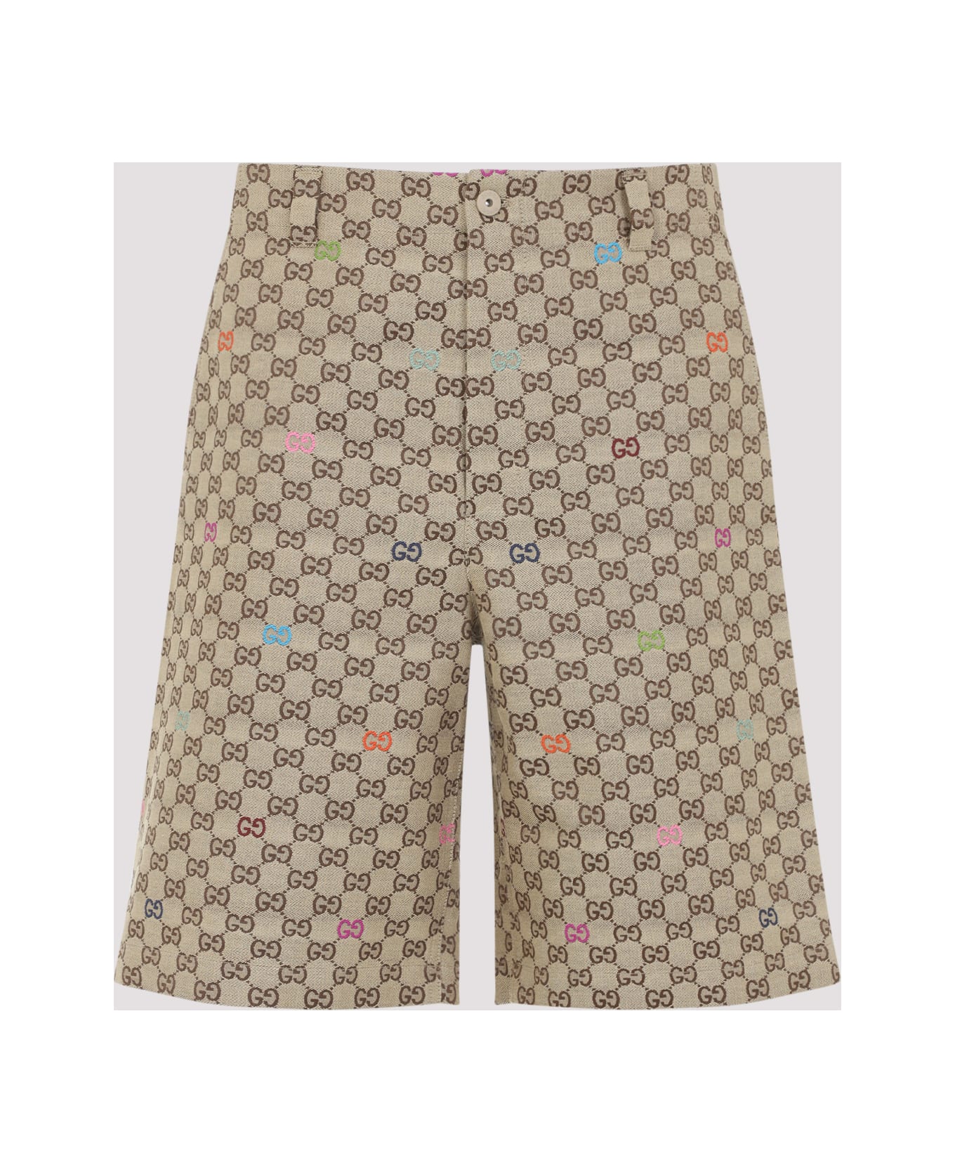 Gucci Gg Short Pants - Camel Orange