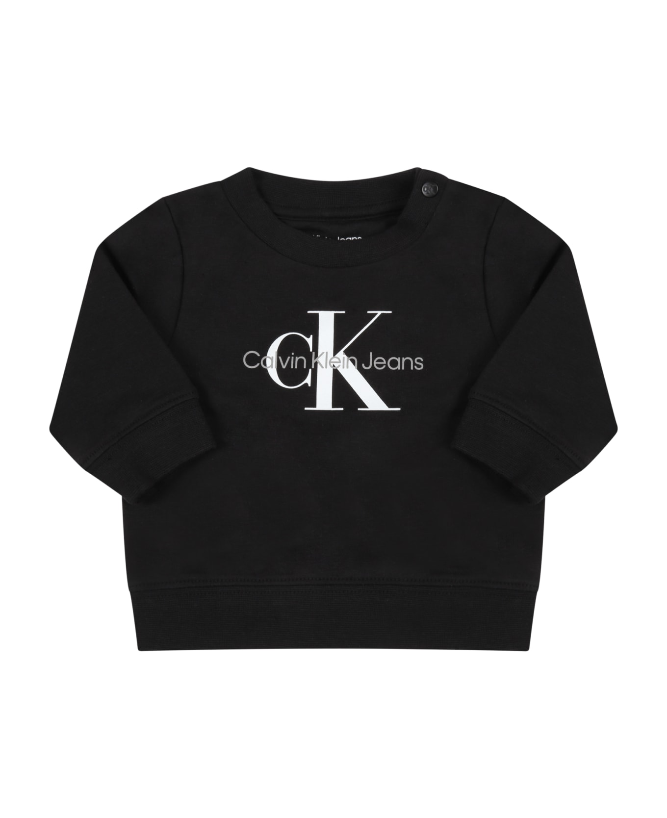 Calvin Klein Multicolor Set For Baby Kids With Logo - Black