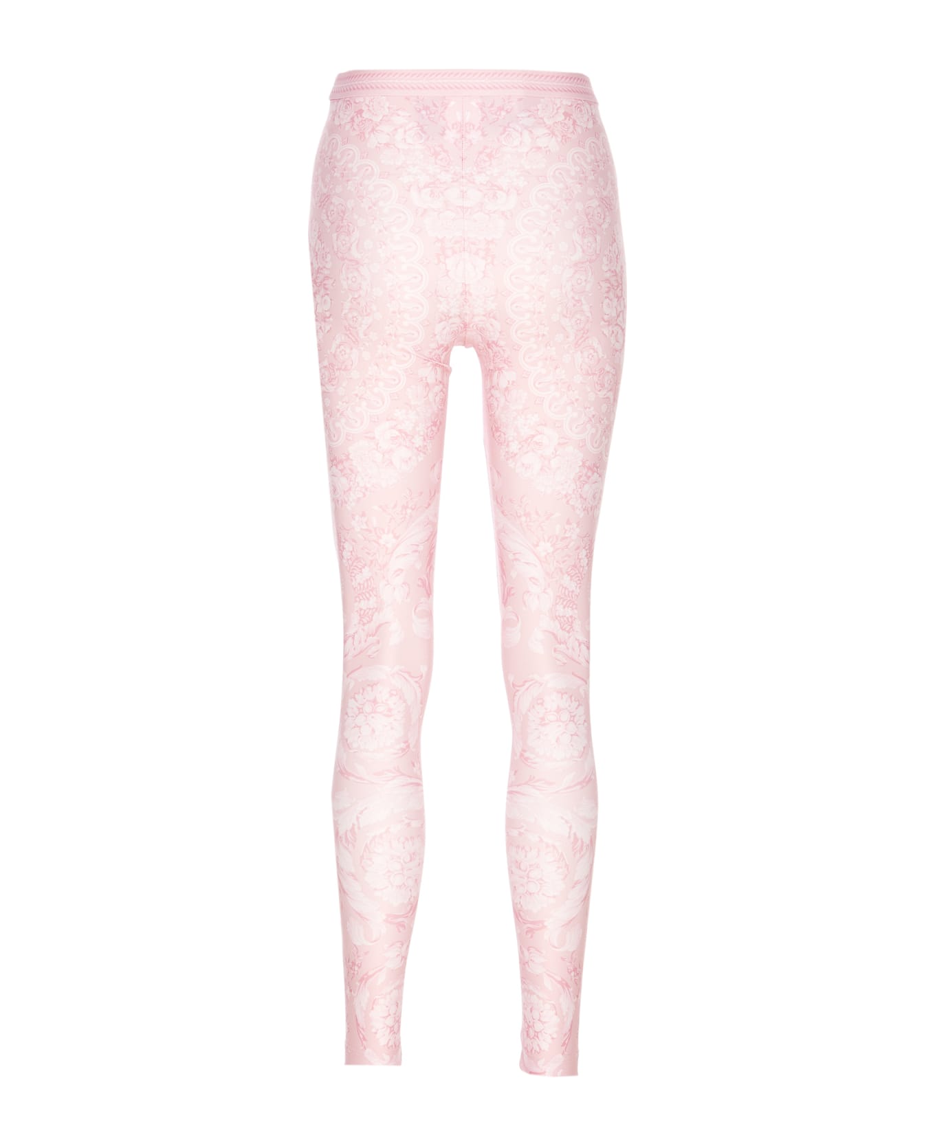 Versace Barocco Print Leggings - Pink