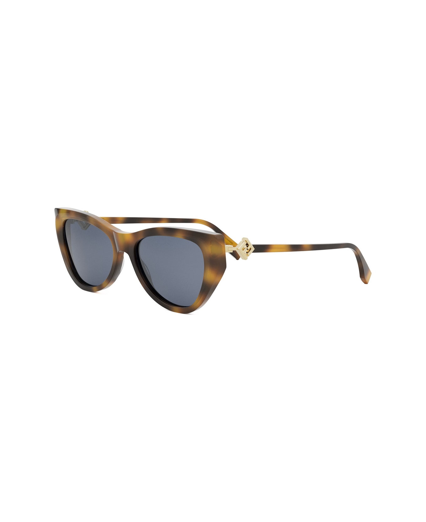 Fendi Eyewear Fe40149i 53v Havana Sunglasses - Marrone