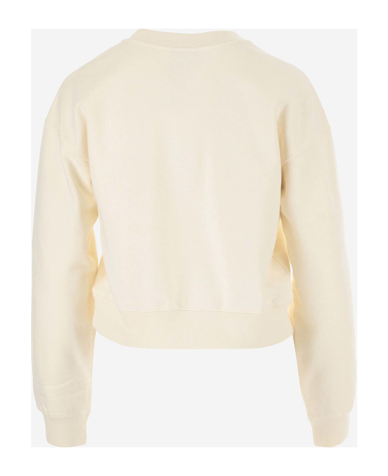 Jacquemus Gros Grain Cotton Sweatshirt - Light beige
