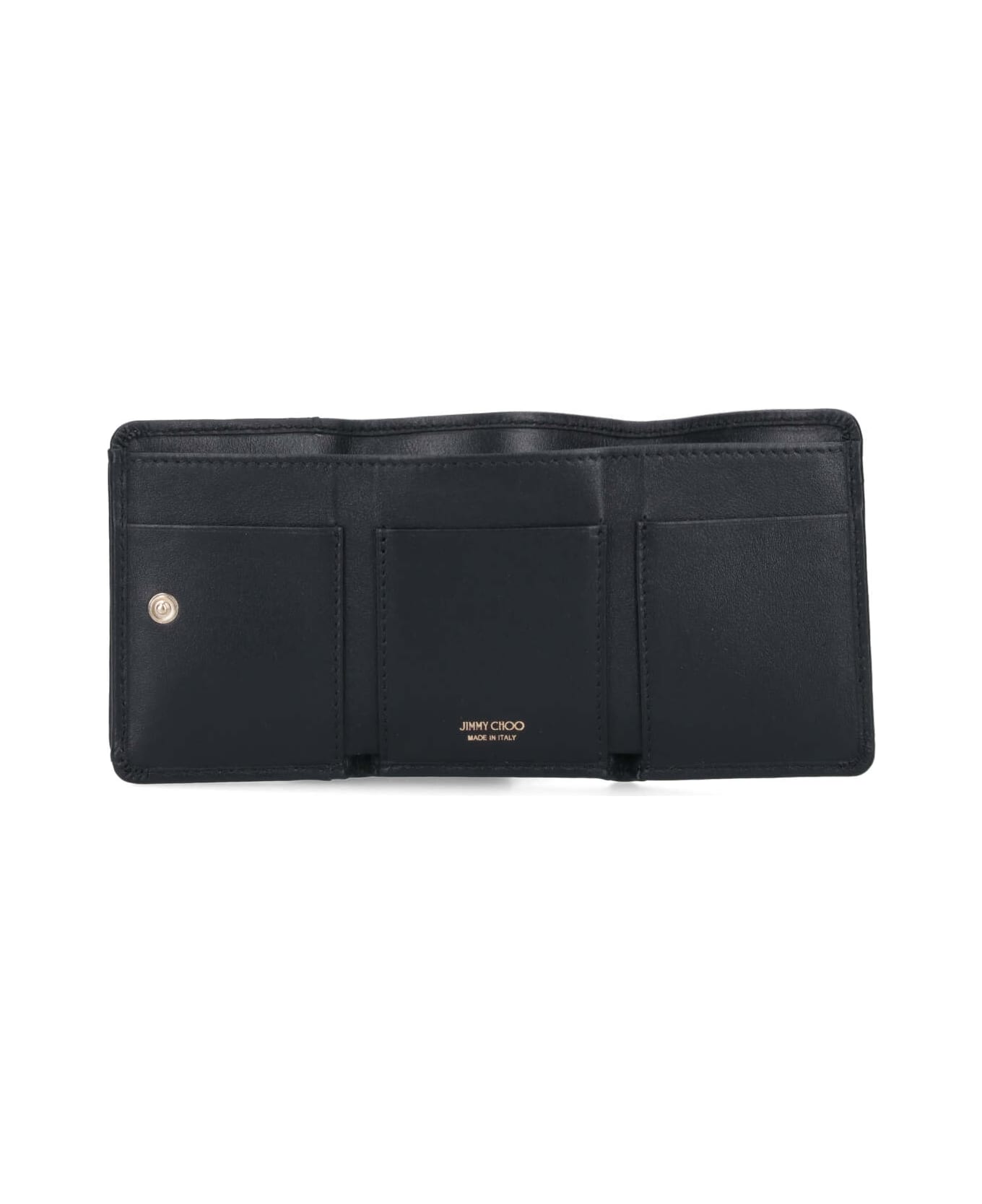 Jimmy Choo Studs Wallet - Black   財布
