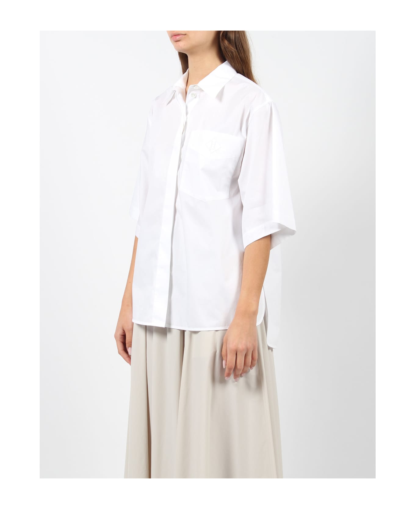Herno Cotton Short-sleeved Shirt - White シャツ