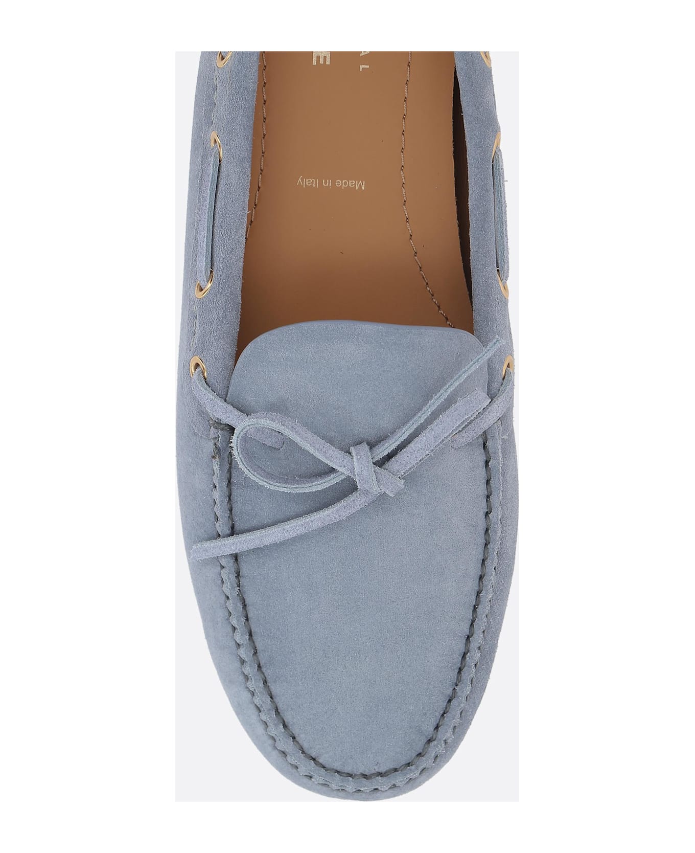 Car Shoe Suede Driving Loafers - BLUE