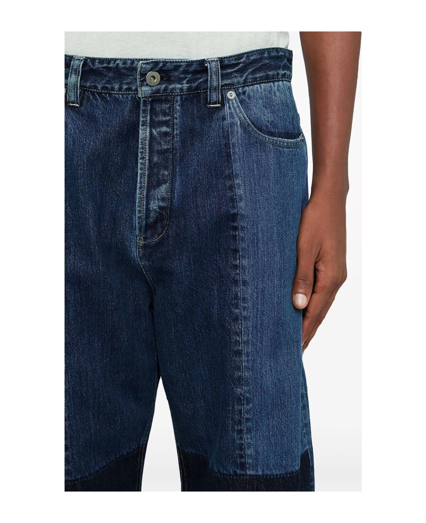Jil Sander Blue Cotton Jeans - Blue
