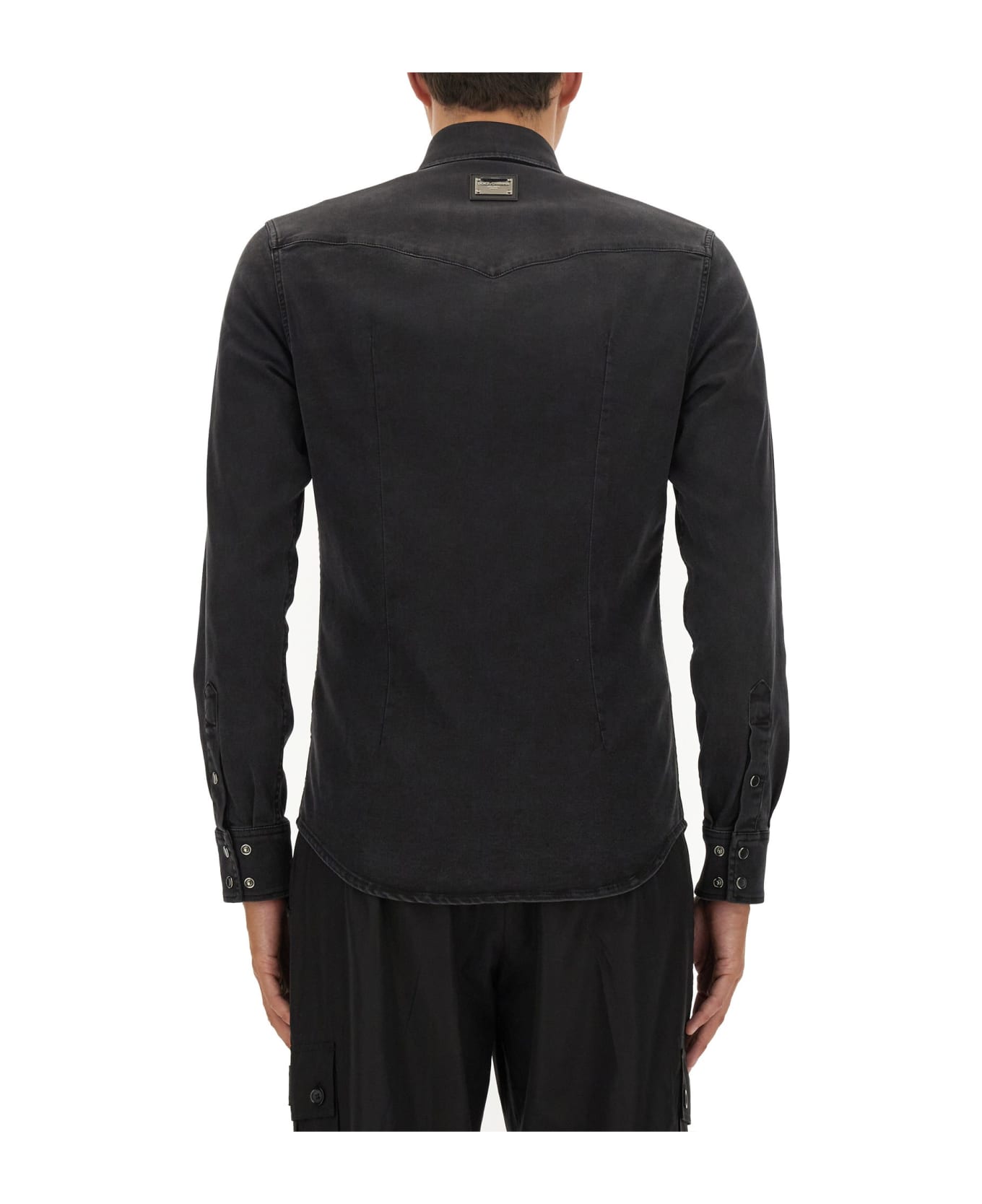 Dolce 
Gabbana Denim Shirt - Grey