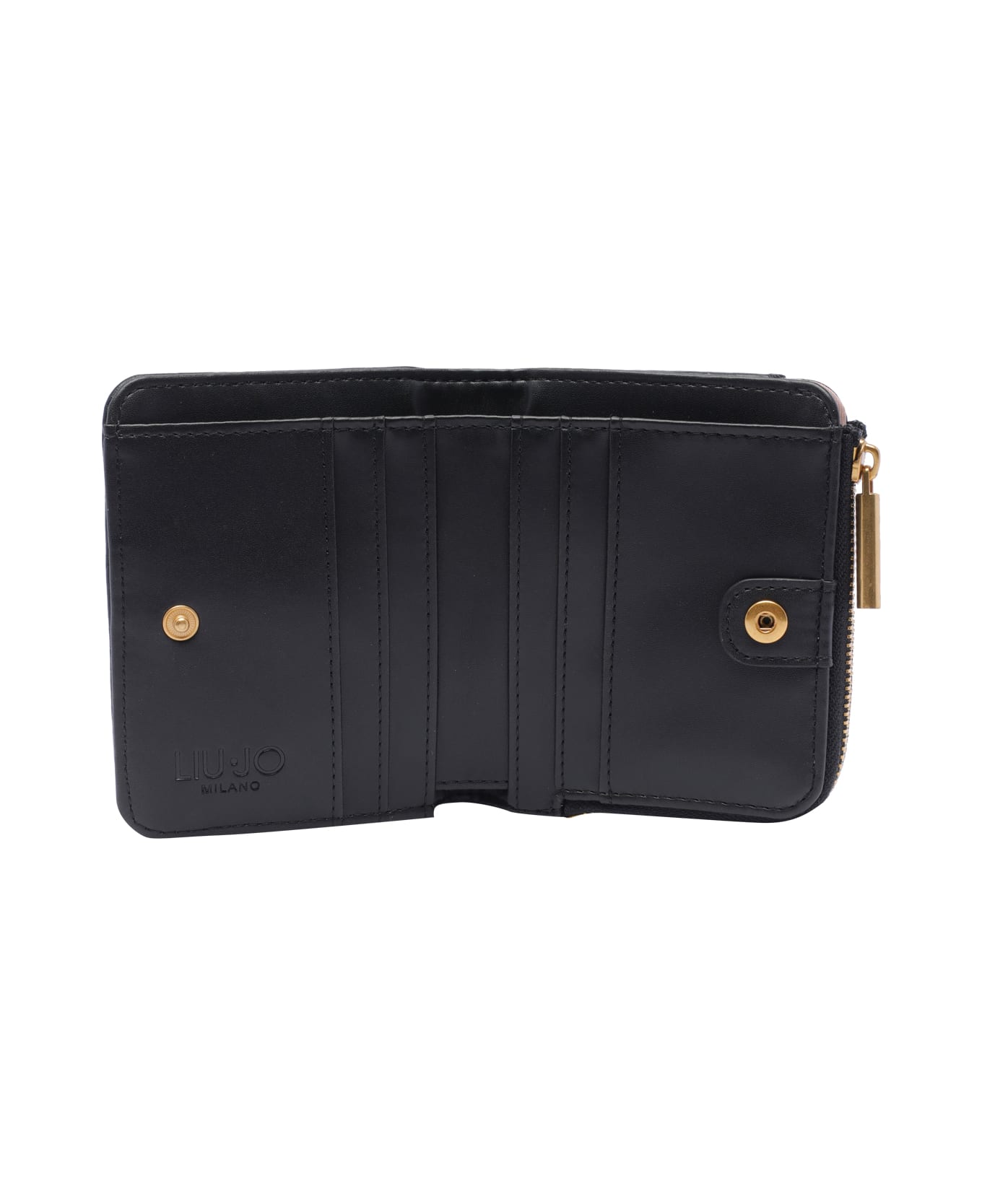 Liu-Jo Glossy Zipped Pocket - Black