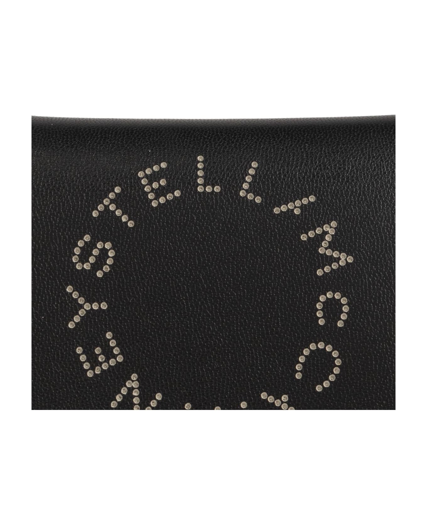 Stella McCartney Wallet With Logo - BLACK