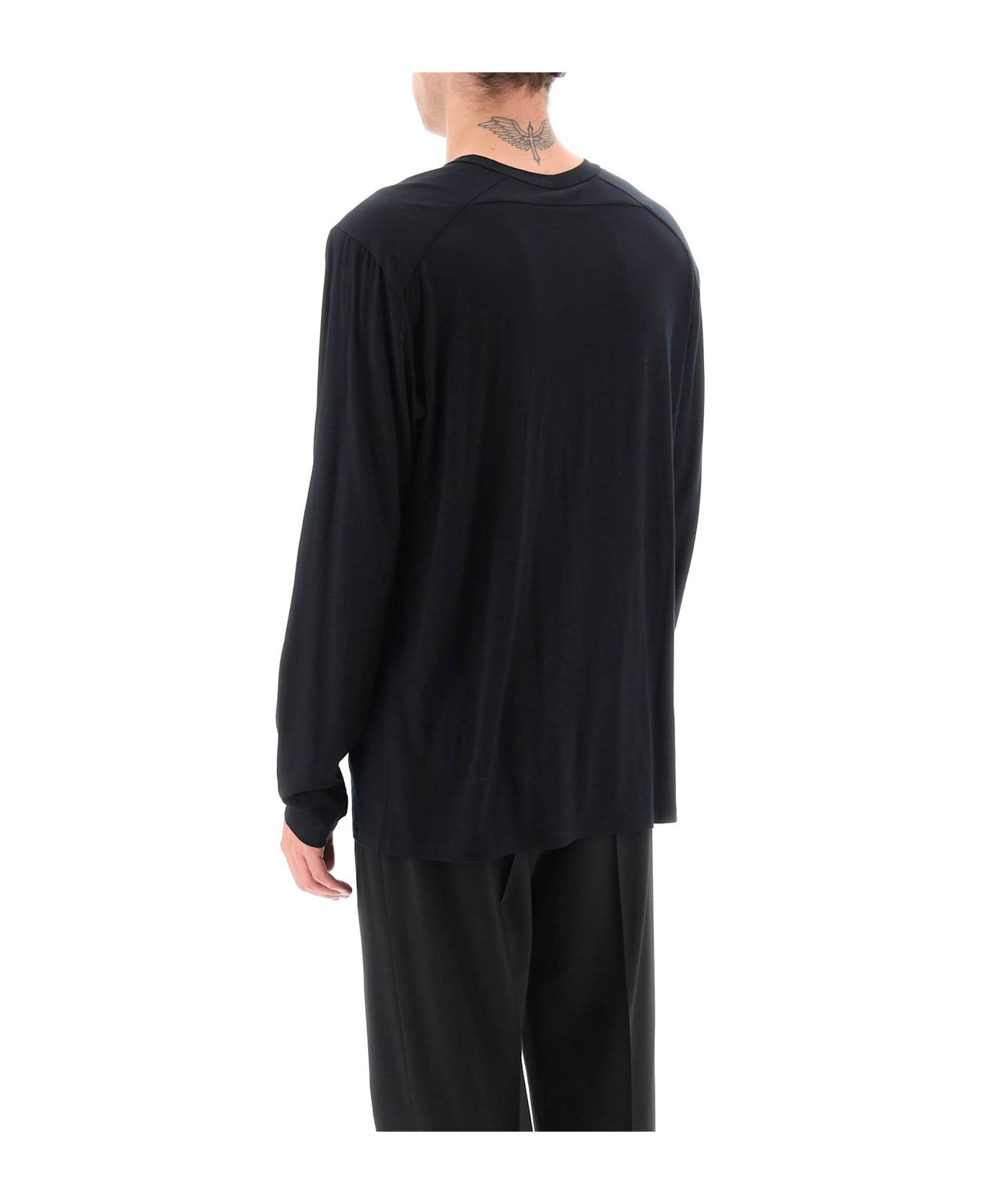 Arc
teryx Veilance Wool Jersey Long Sleeve T-shirt - BLACK