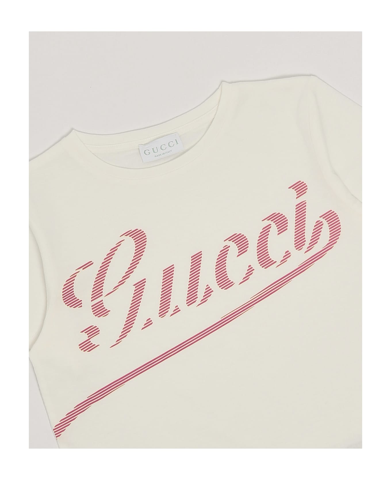 Gucci T-shirt T-shirt - BIANCO-FUXIA