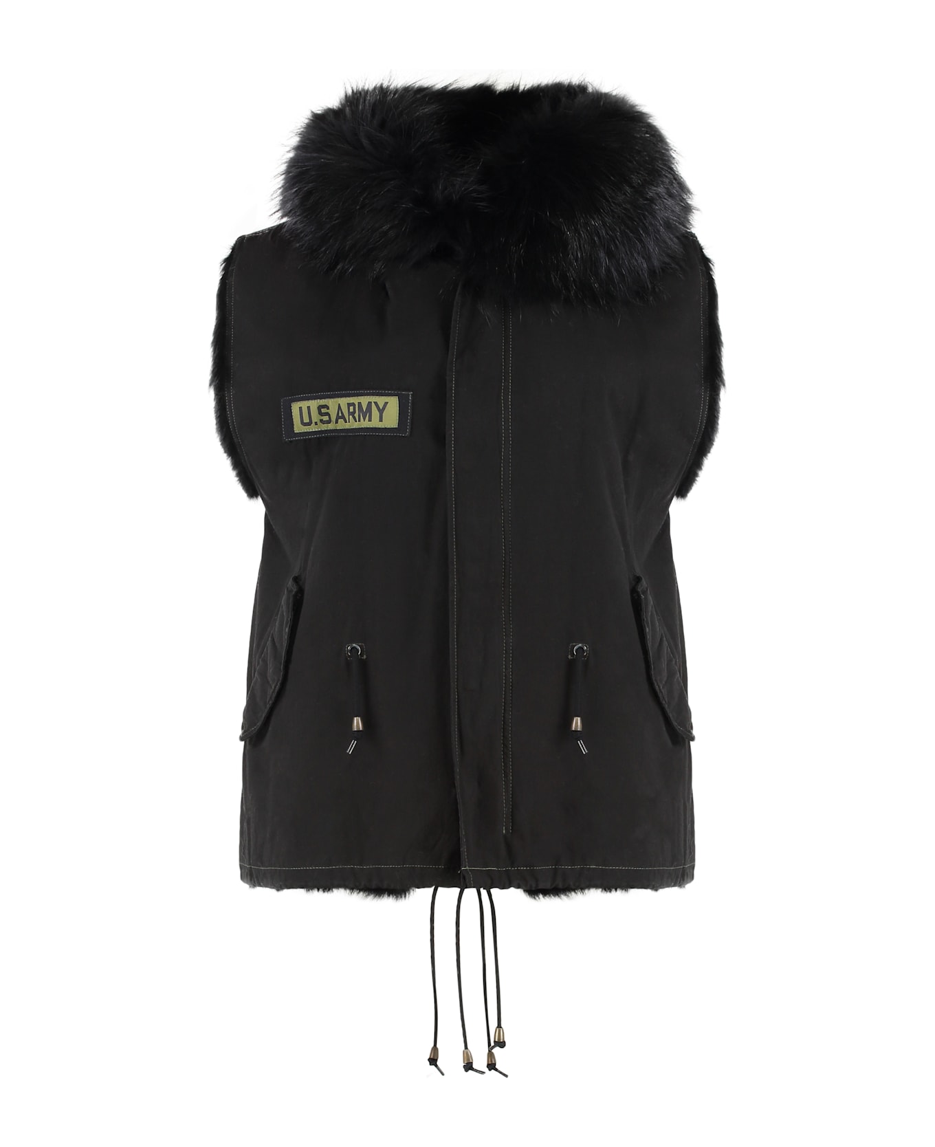 AS65 Sleeveless Jacket - black