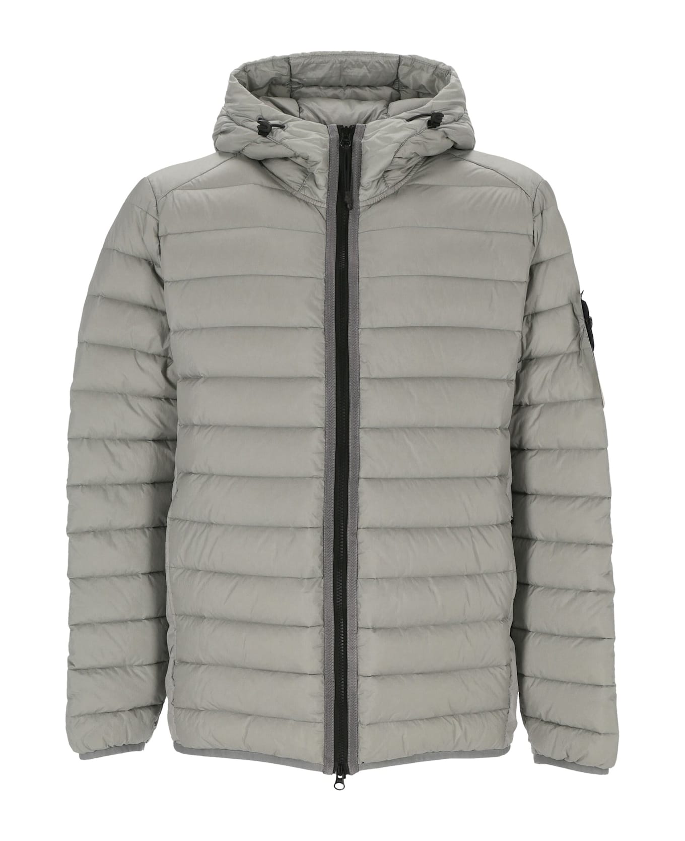 Stone Island Zipped Quilted Jacket - Grey