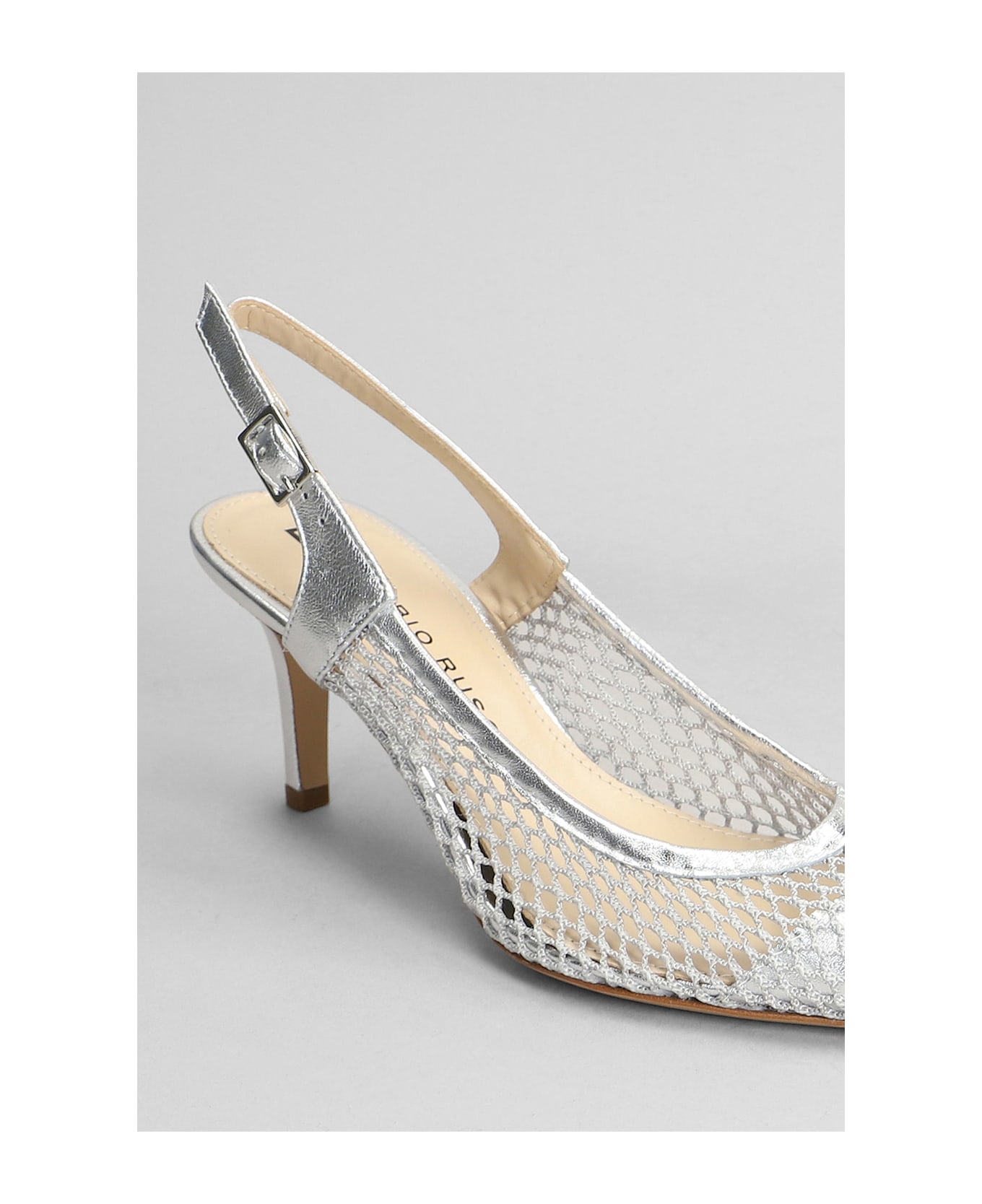Fabio Rusconi Pumps In Silver Leather - silver