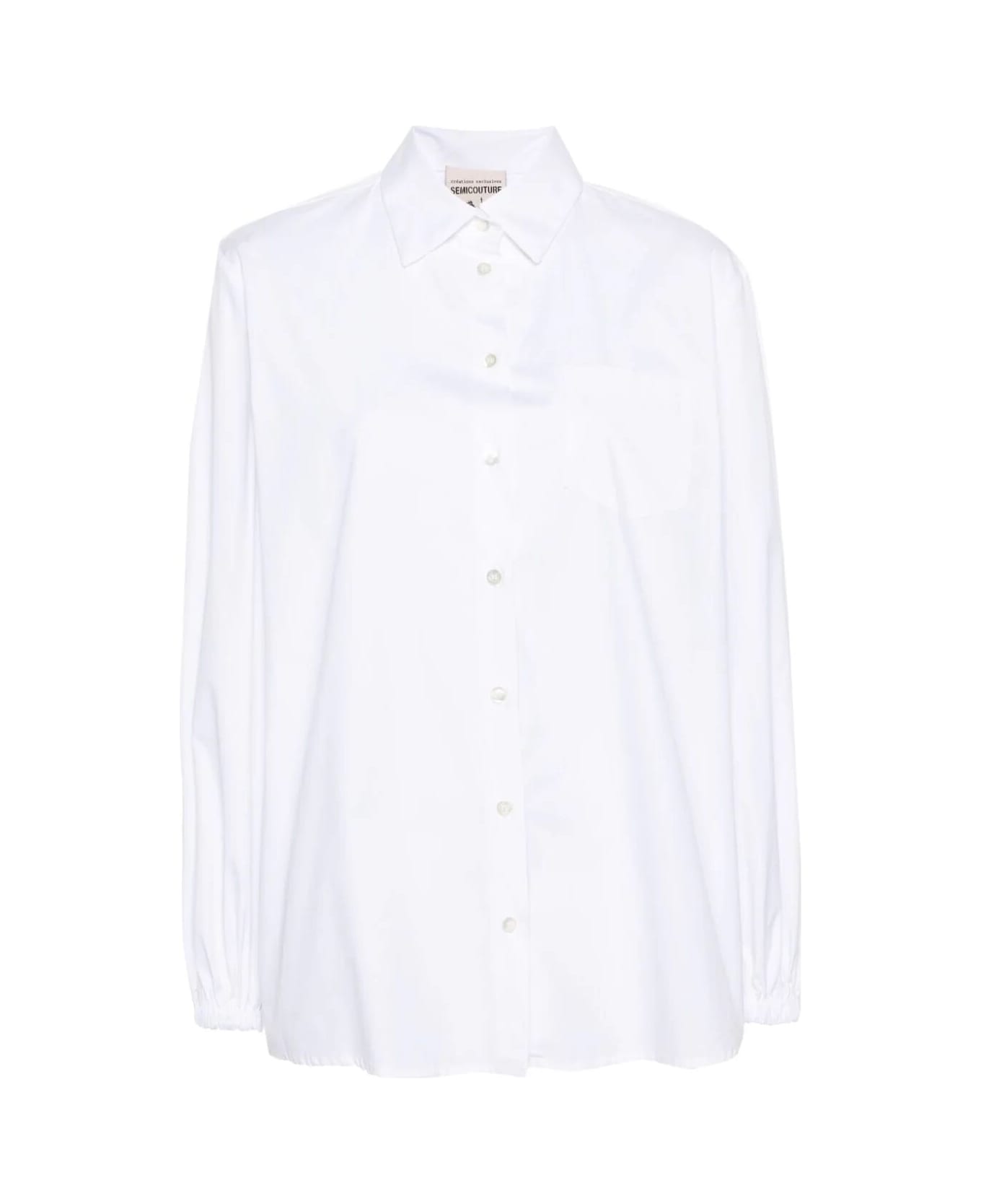 SEMICOUTURE Jaime Shirt - White