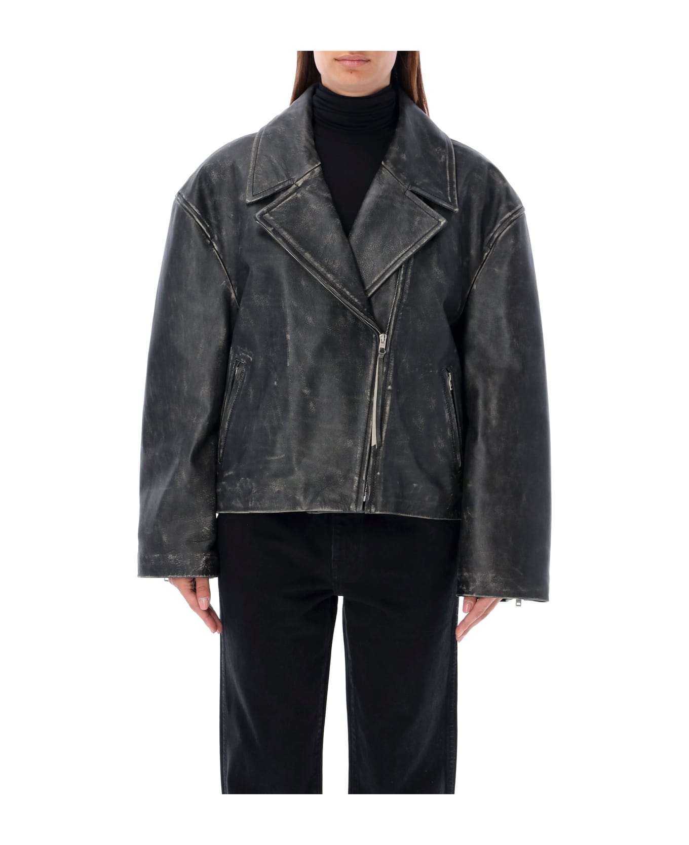Acne Studios Lilket Biker Jacket - BLACK