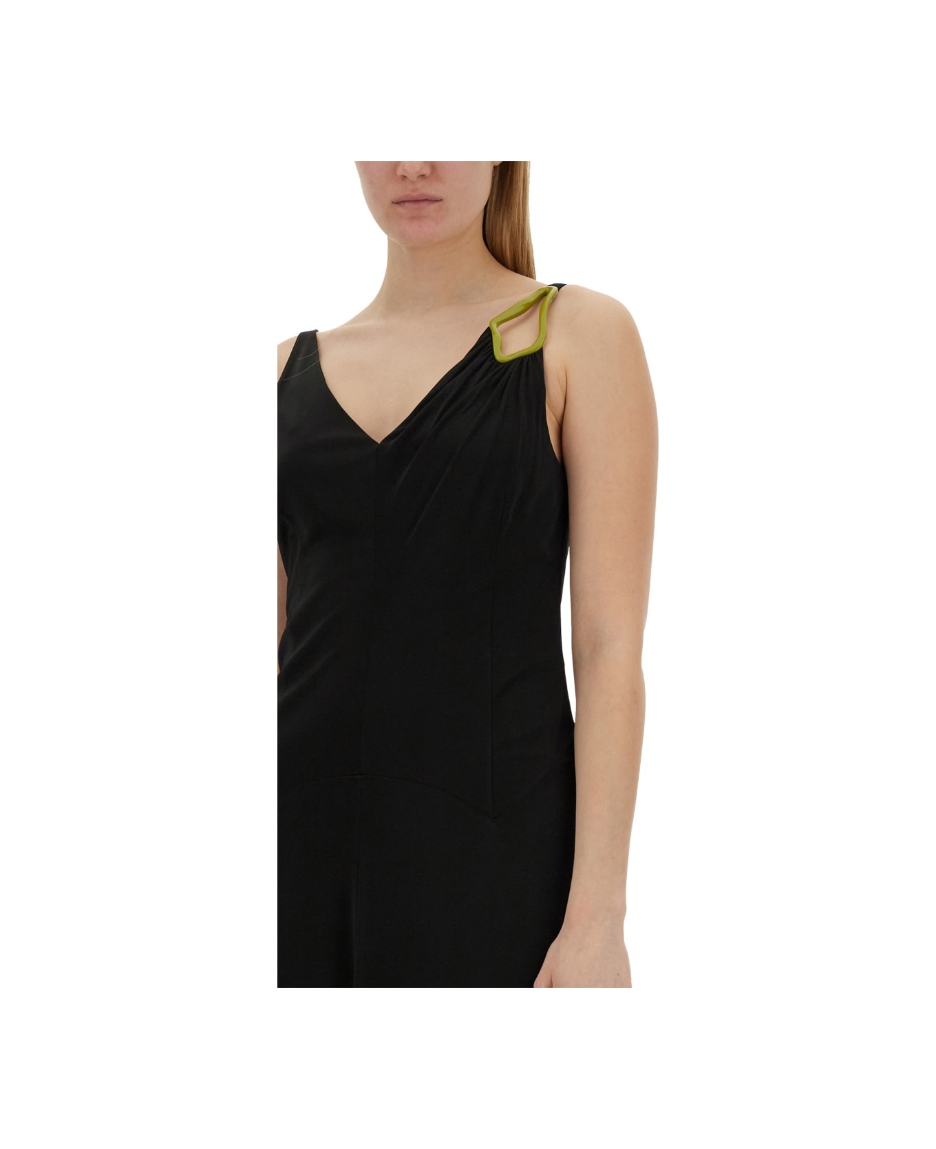 Lanvin Midi Dress - BLACK ワンピース＆ドレス
