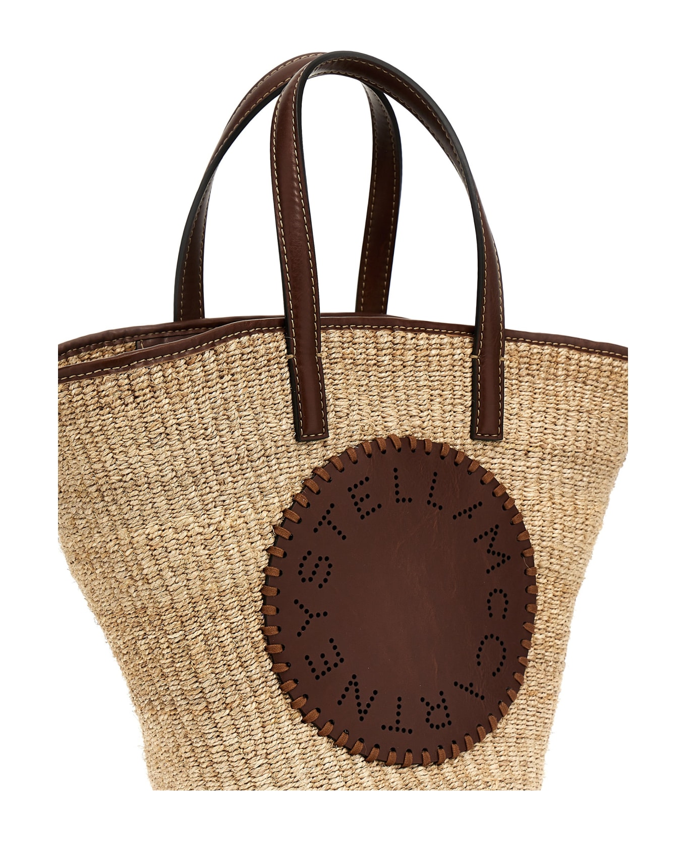 Stella McCartney 'eco Abaca Basket' Handbag - Brown トートバッグ