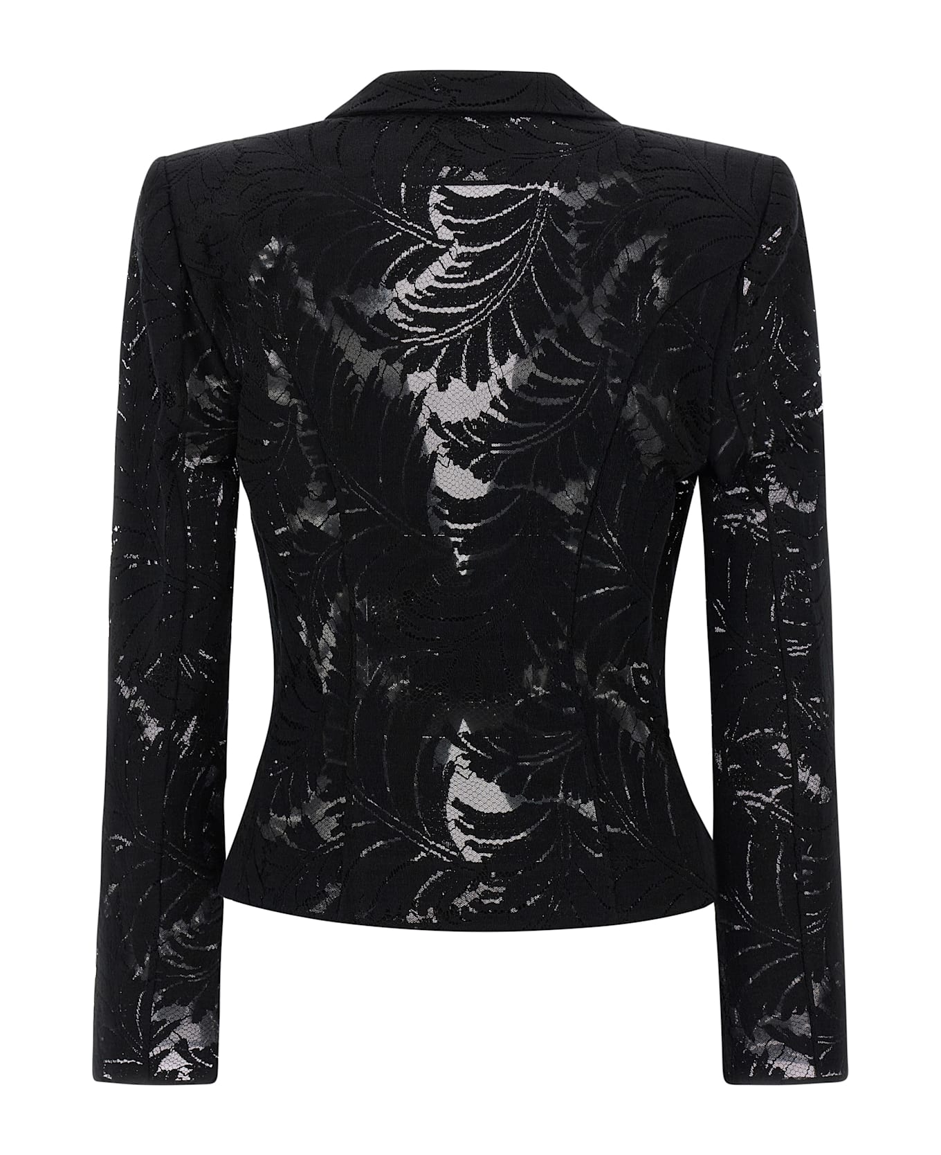 Balmain Lace Blazer - Black  