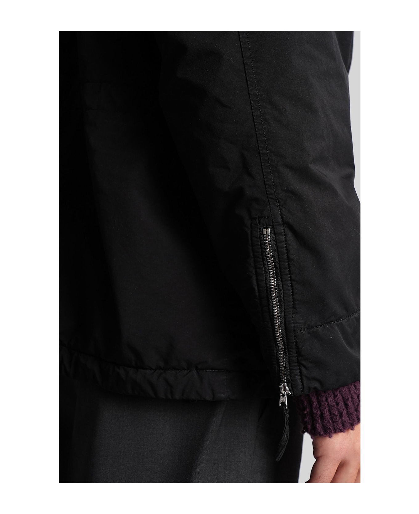 Aspesi Gravel Casual Jacket In Black Polyester - black