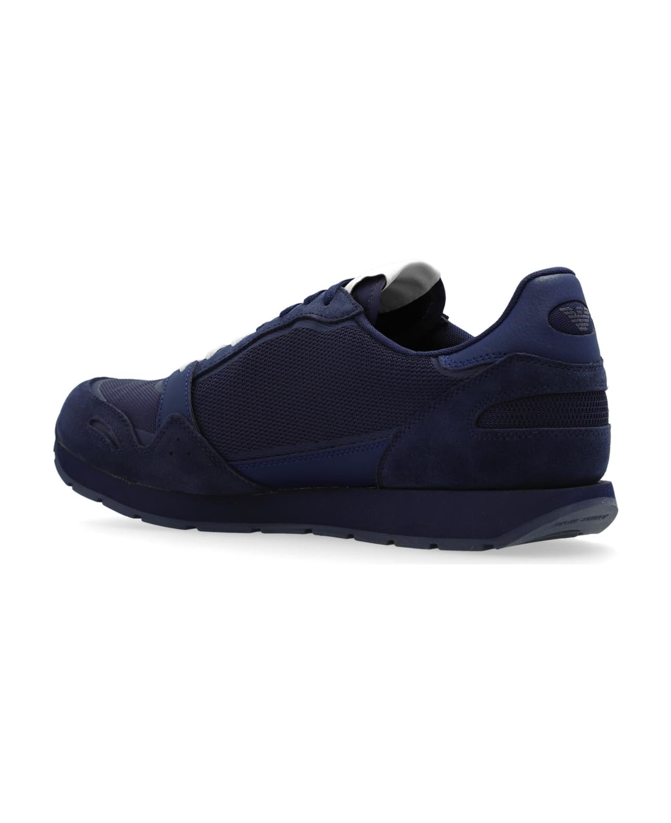 Emporio Armani Sneakers With Logo - Blue